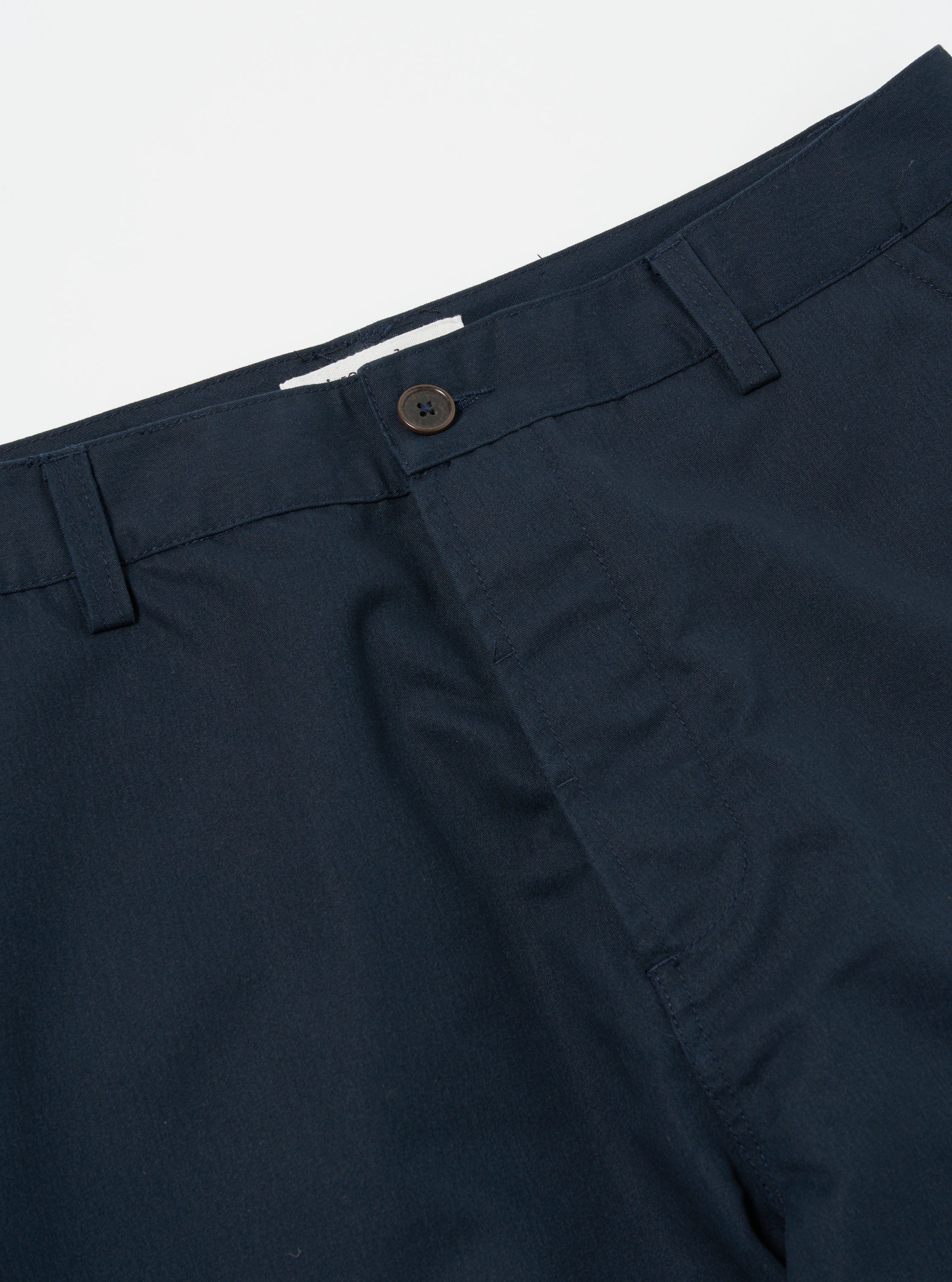 Universal Works Military Chino in Navy Brushed Polytech