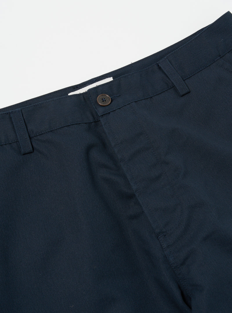 Universal Works Military Chino in Navy Brushed Polytech