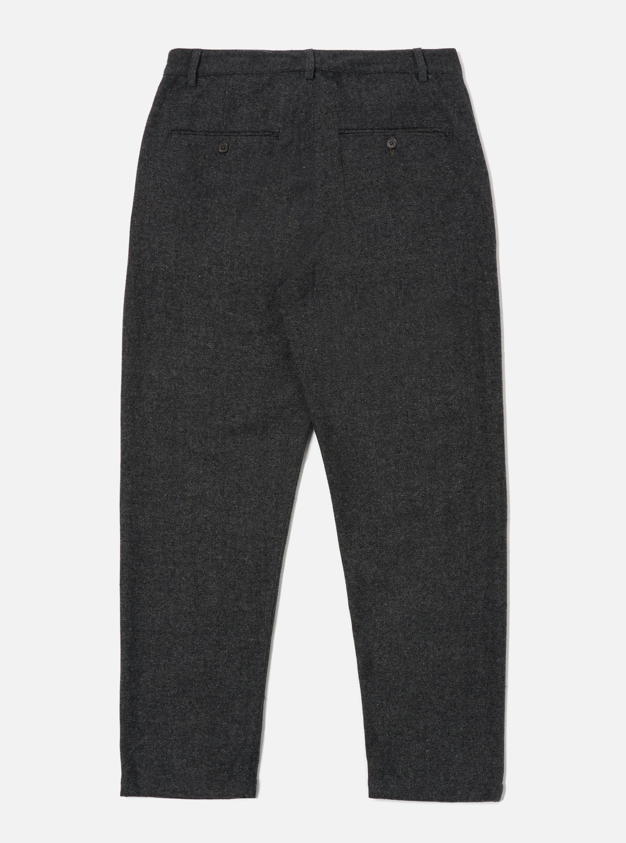 Universal Works Military Chino in Grey Anders Wool Upcycled