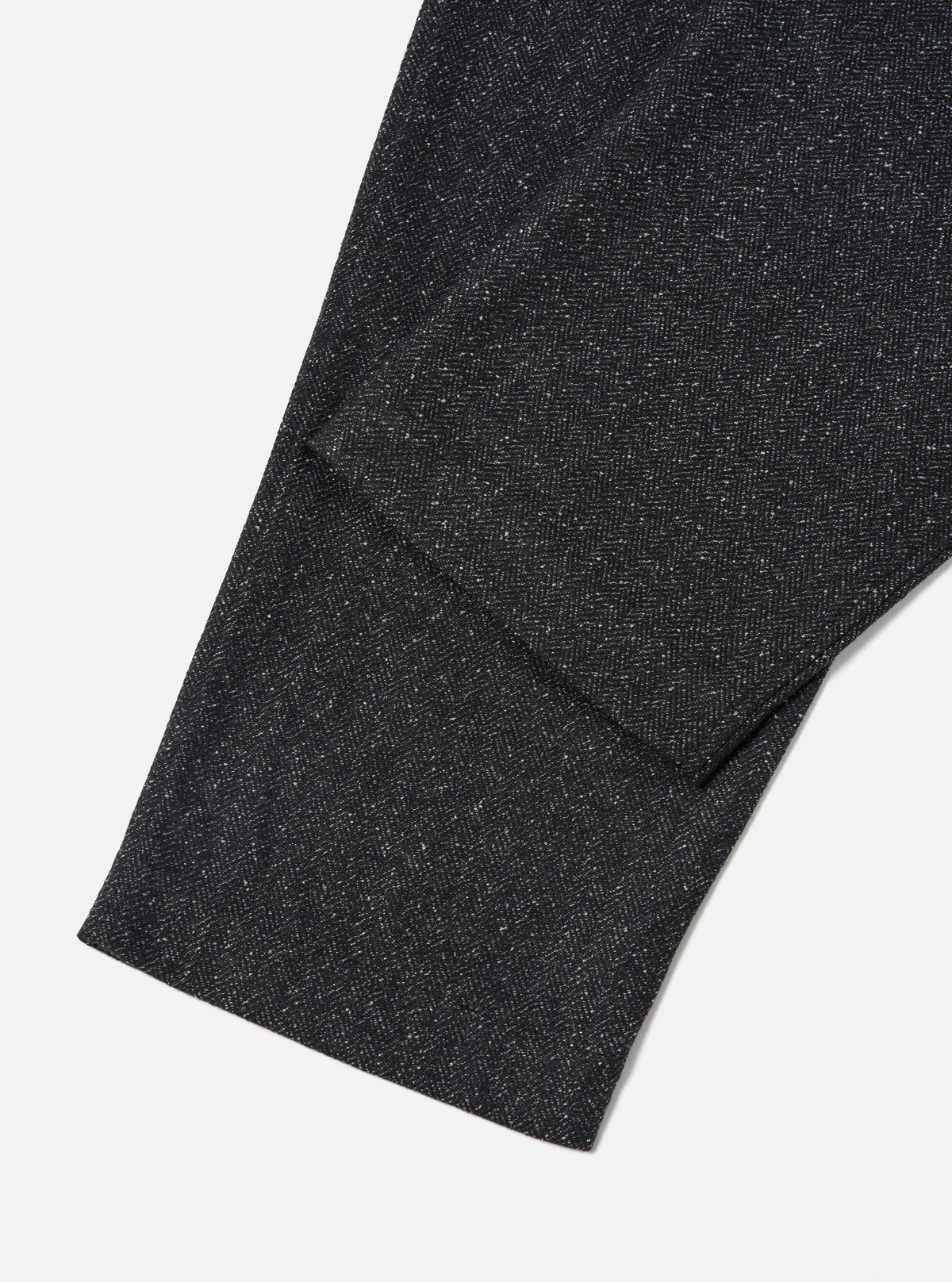 Universal Works Oxford Pant in Black Levisham Wool Mix