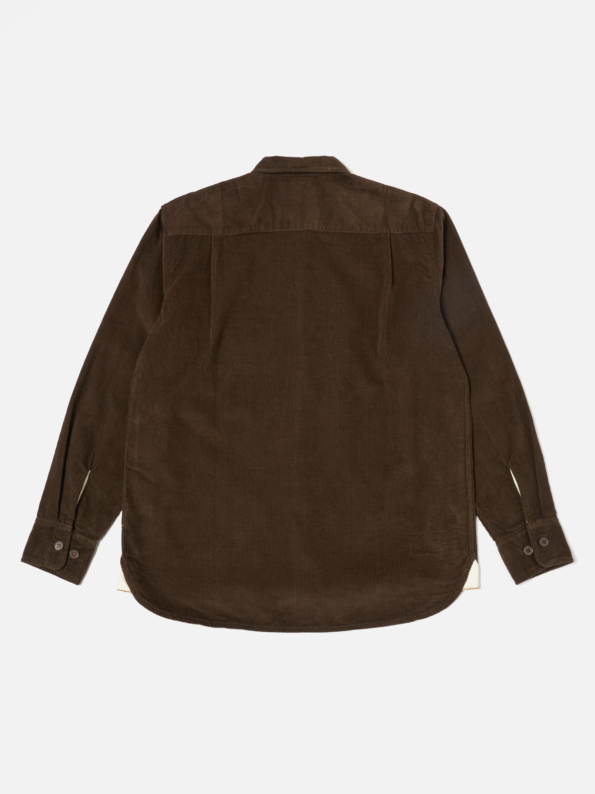 Universal Works Field Shirt in Brown Fine Cord