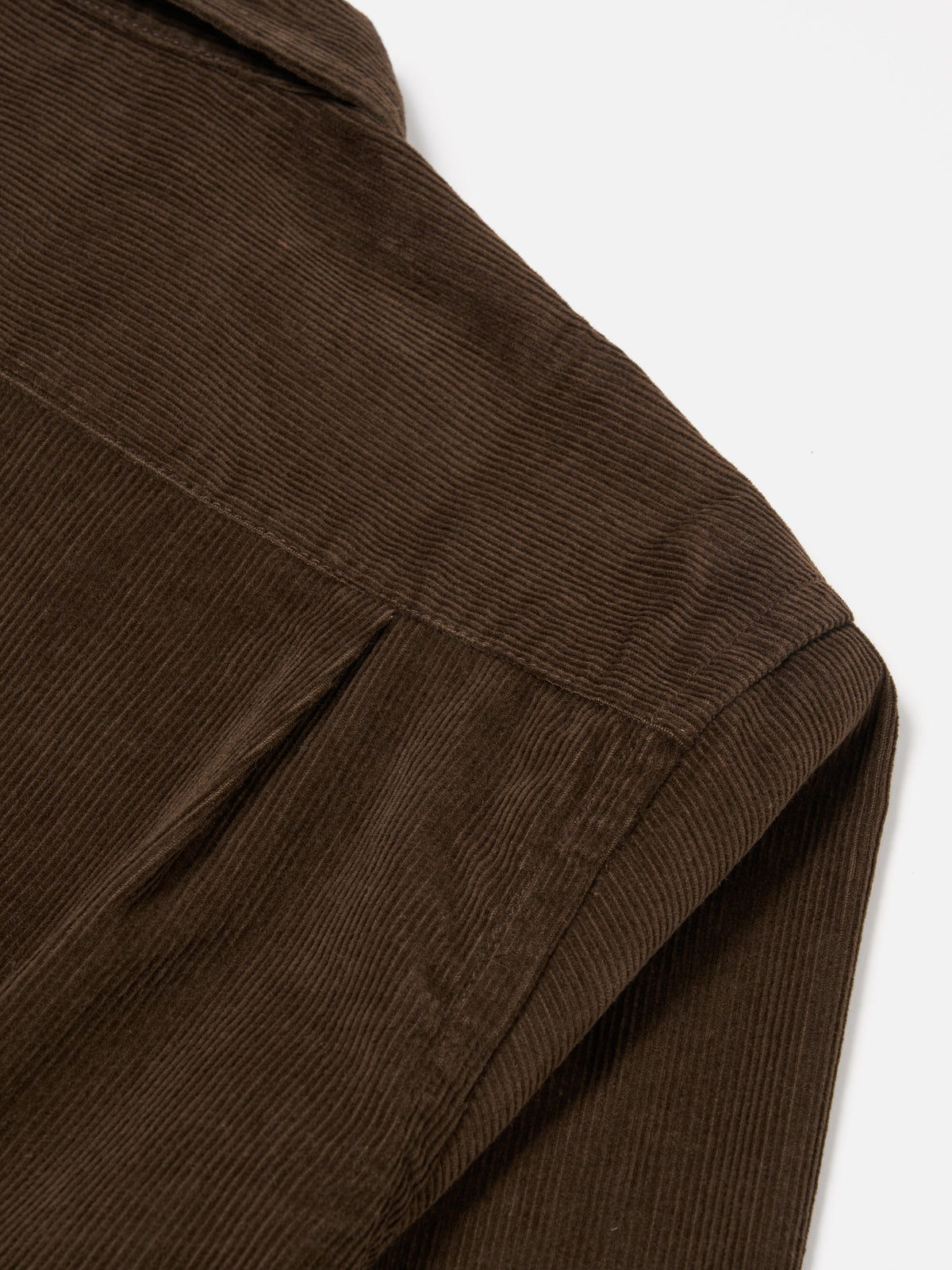 Universal Works Field Shirt in Brown Fine Cord