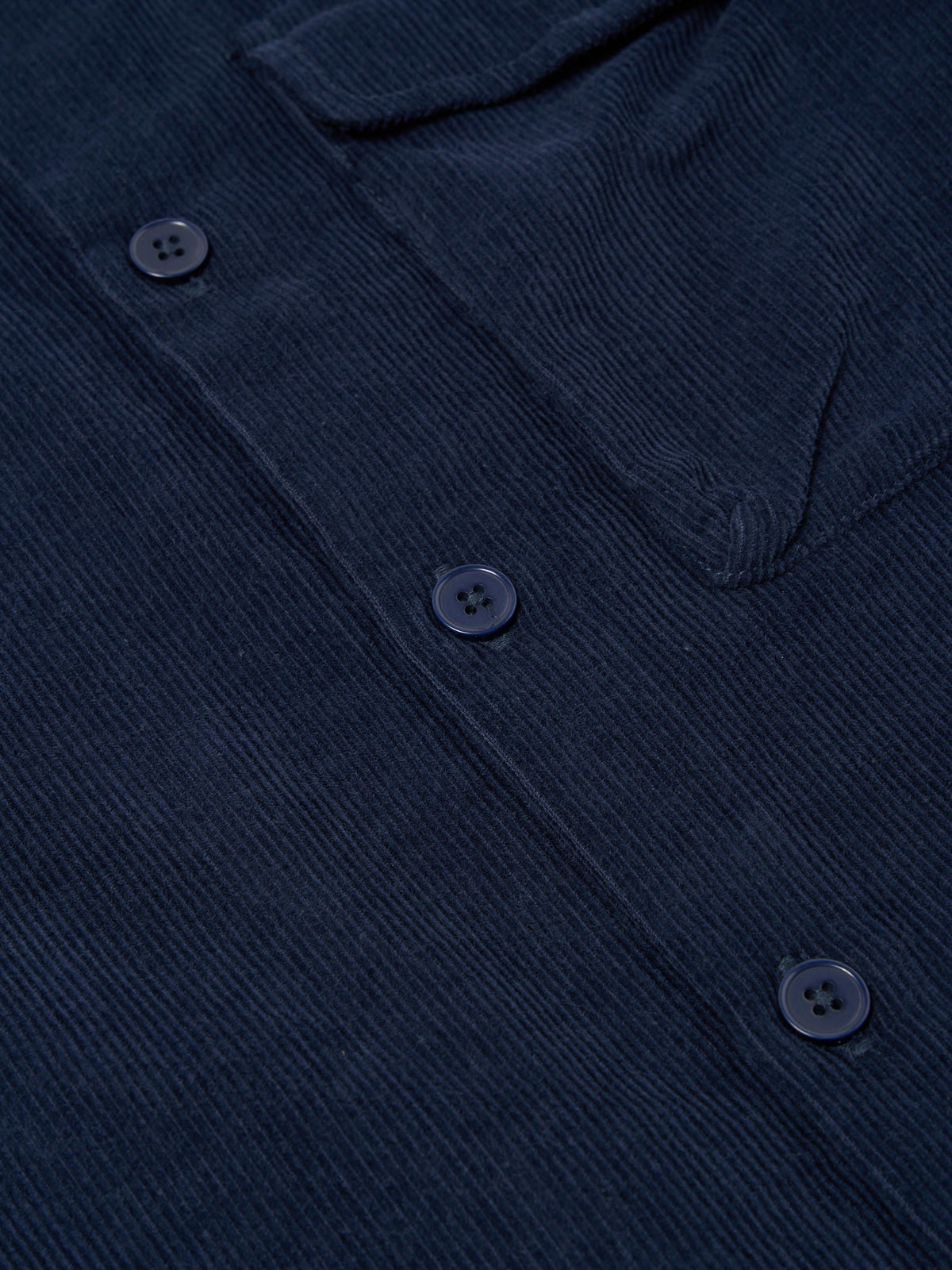 Universal Works Field Shirt in Navy Fine Cord