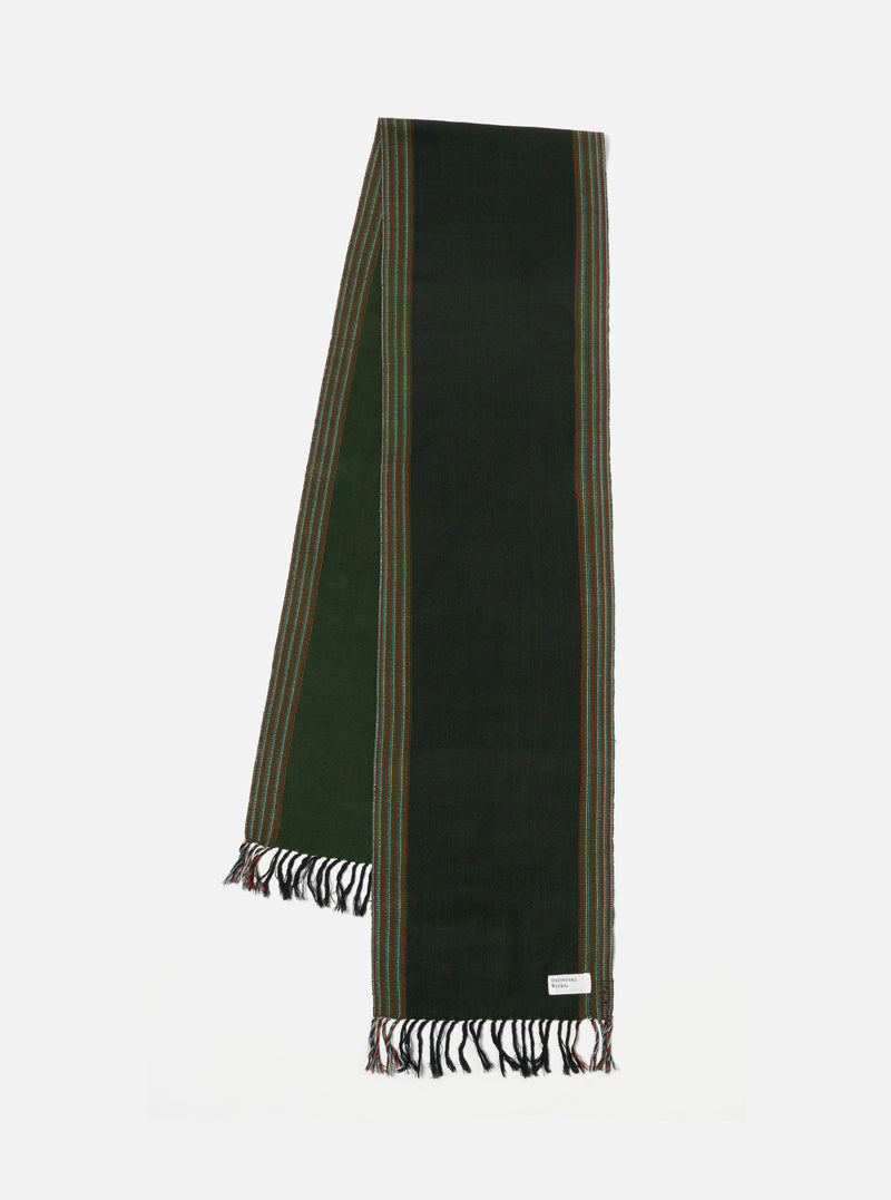 Universal Works Wool Scarf in Forest Merino Wool