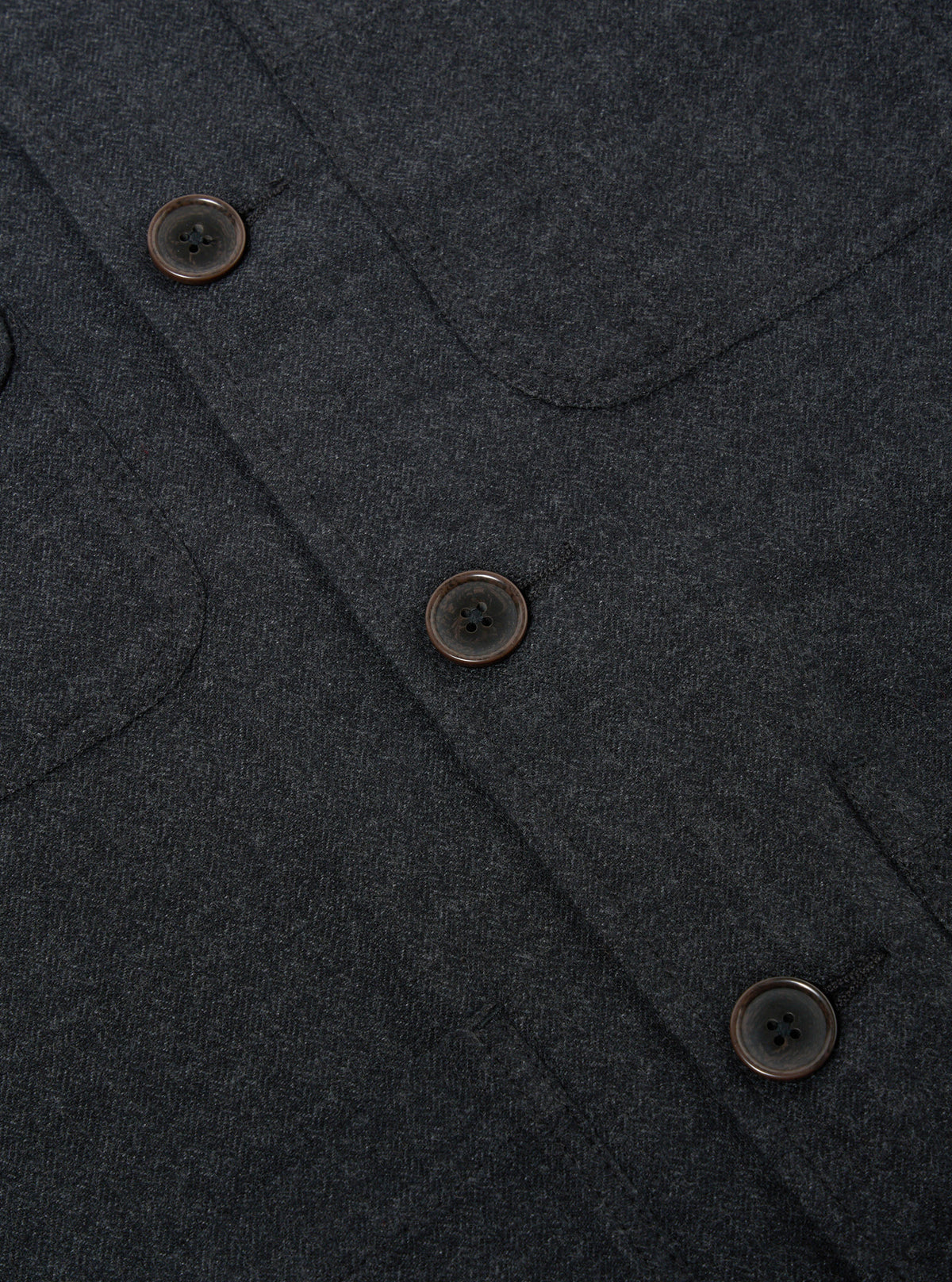 Universal Works Merchant Jacket in Charcoal Veta Upcycled Cotton