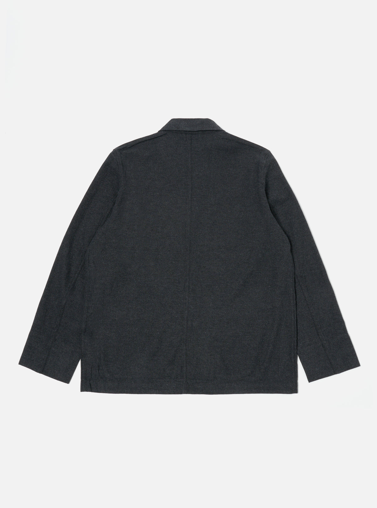 Universal Works Merchant Jacket in Charcoal Veta Upcycled Cotton