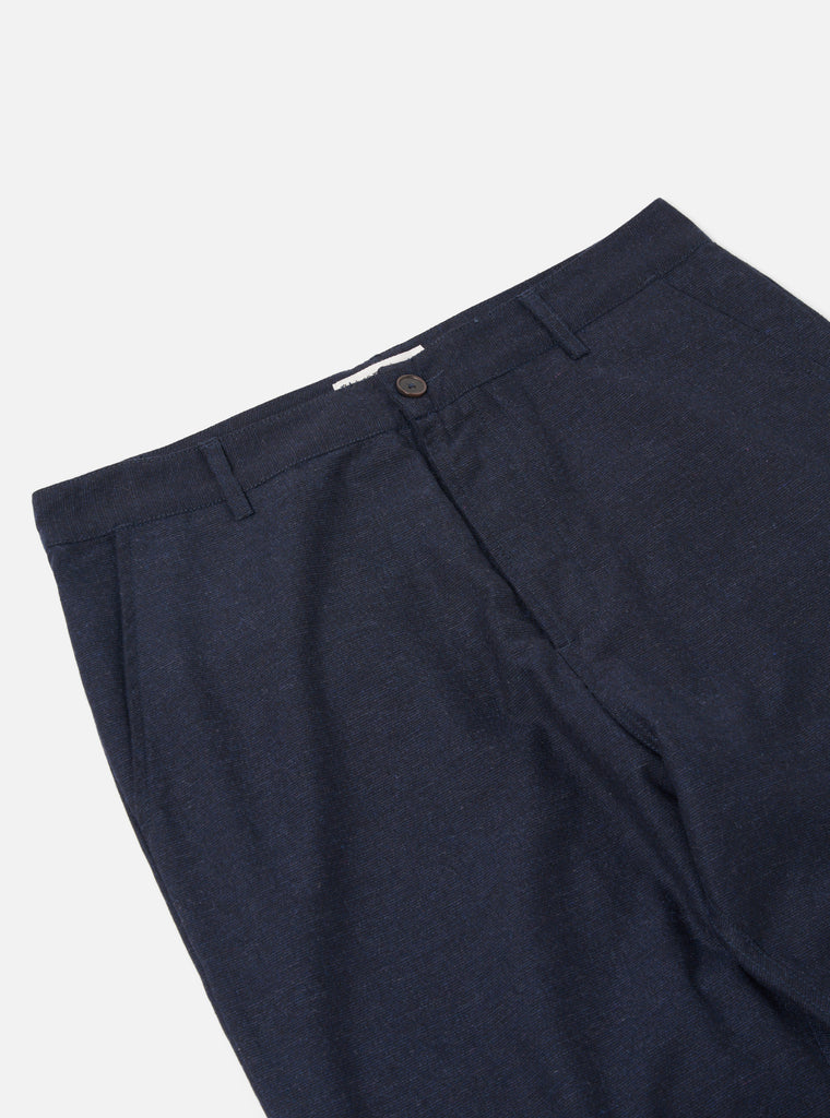 Universal Works Military Chino in Navy Birdseye Tweed