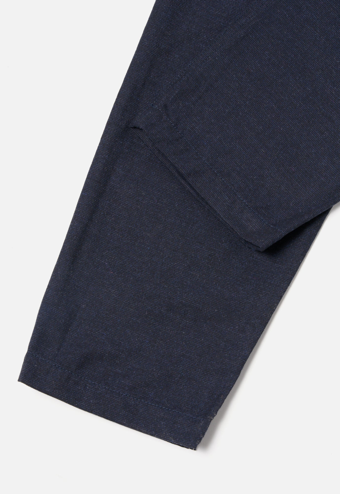 Universal Works Military Chino in Navy Birdseye Tweed