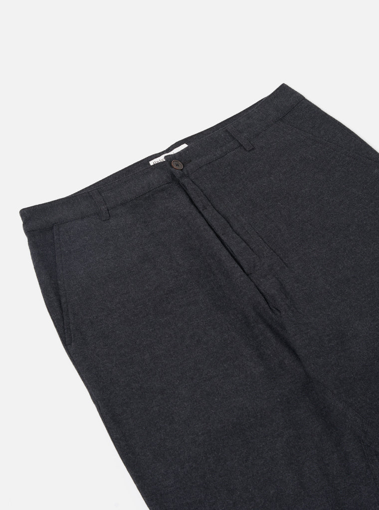 Universal Works Military Chino in Charcoal Veta Upcycled Cotton