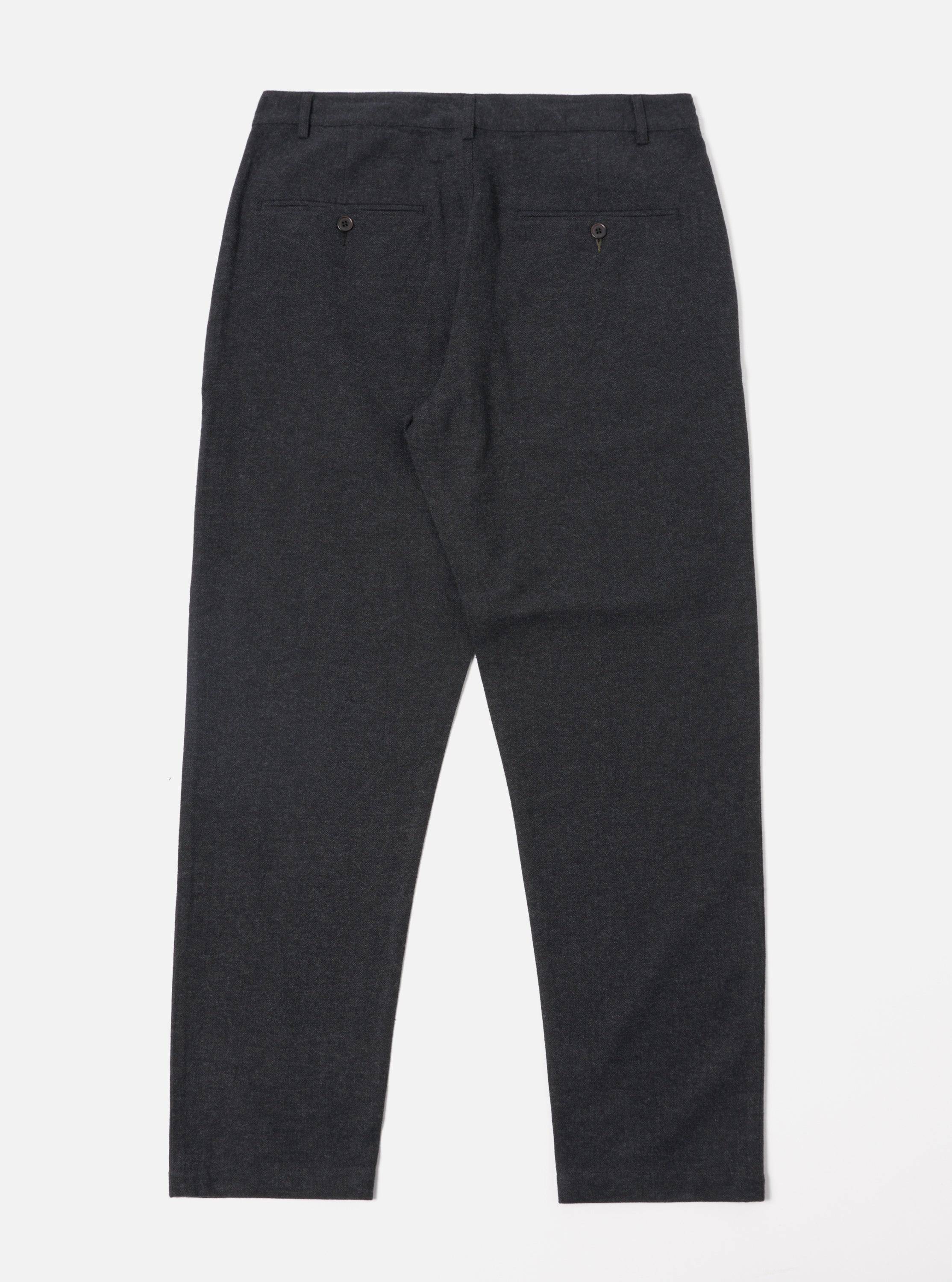 Universal Works Military Chino in Charcoal Veta Upcycled Cotton