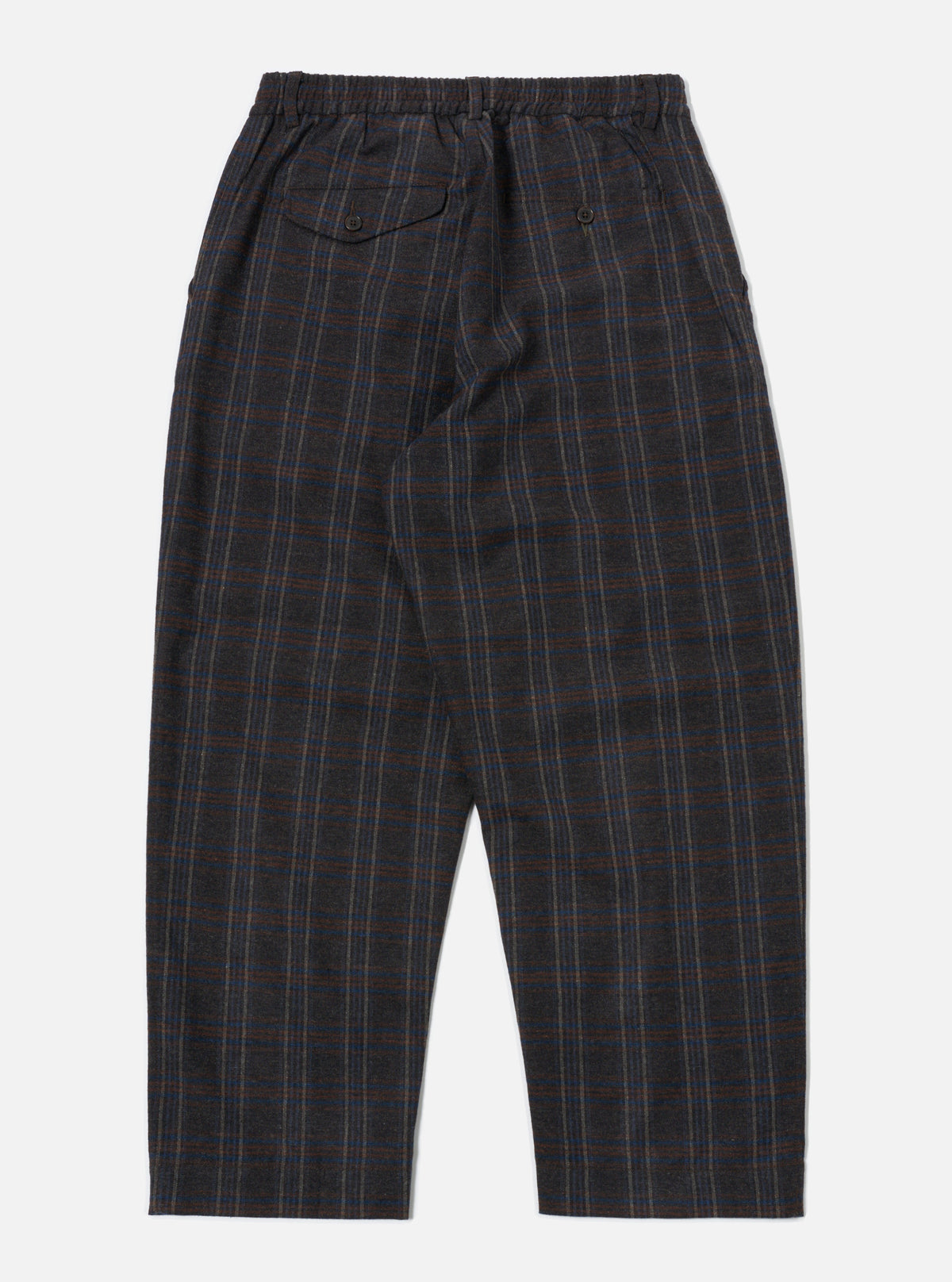 Universal Works Oxford Pant in Brown Twist Wool Check