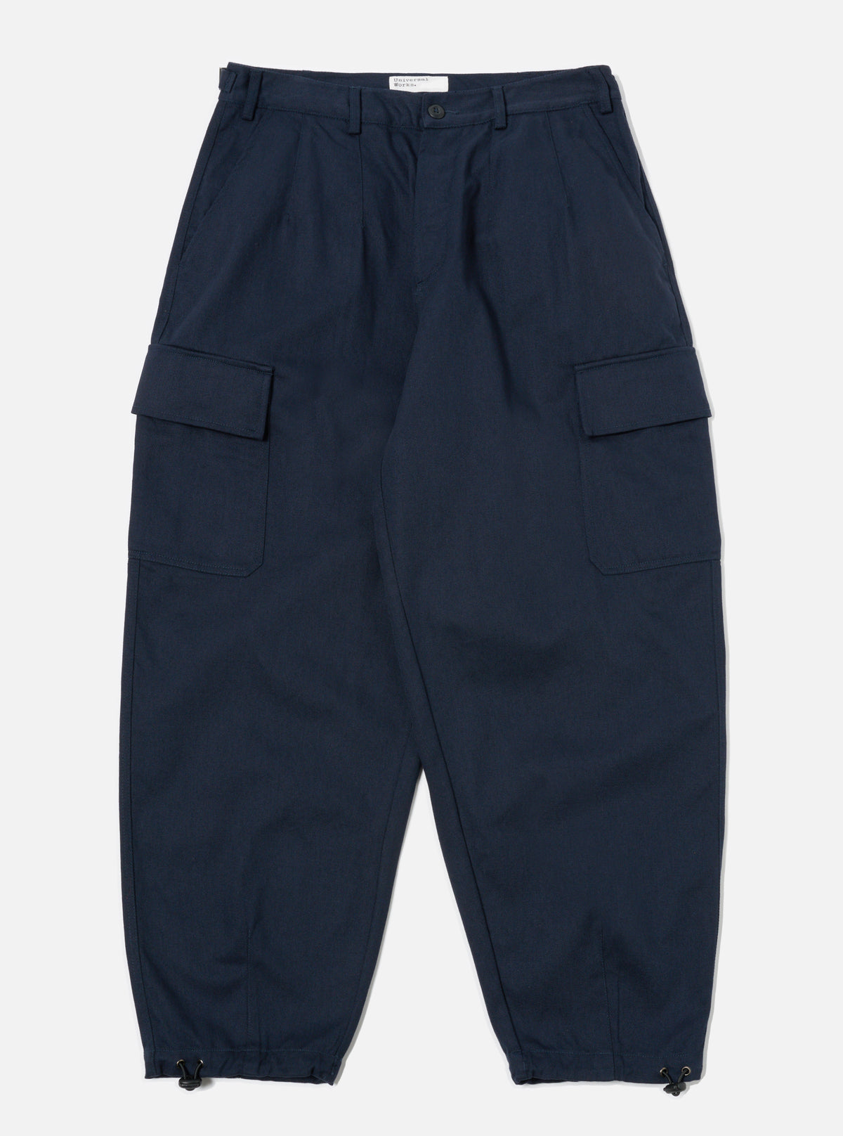 Universal Works Loose Cargo Pant in Navy Winter Twill