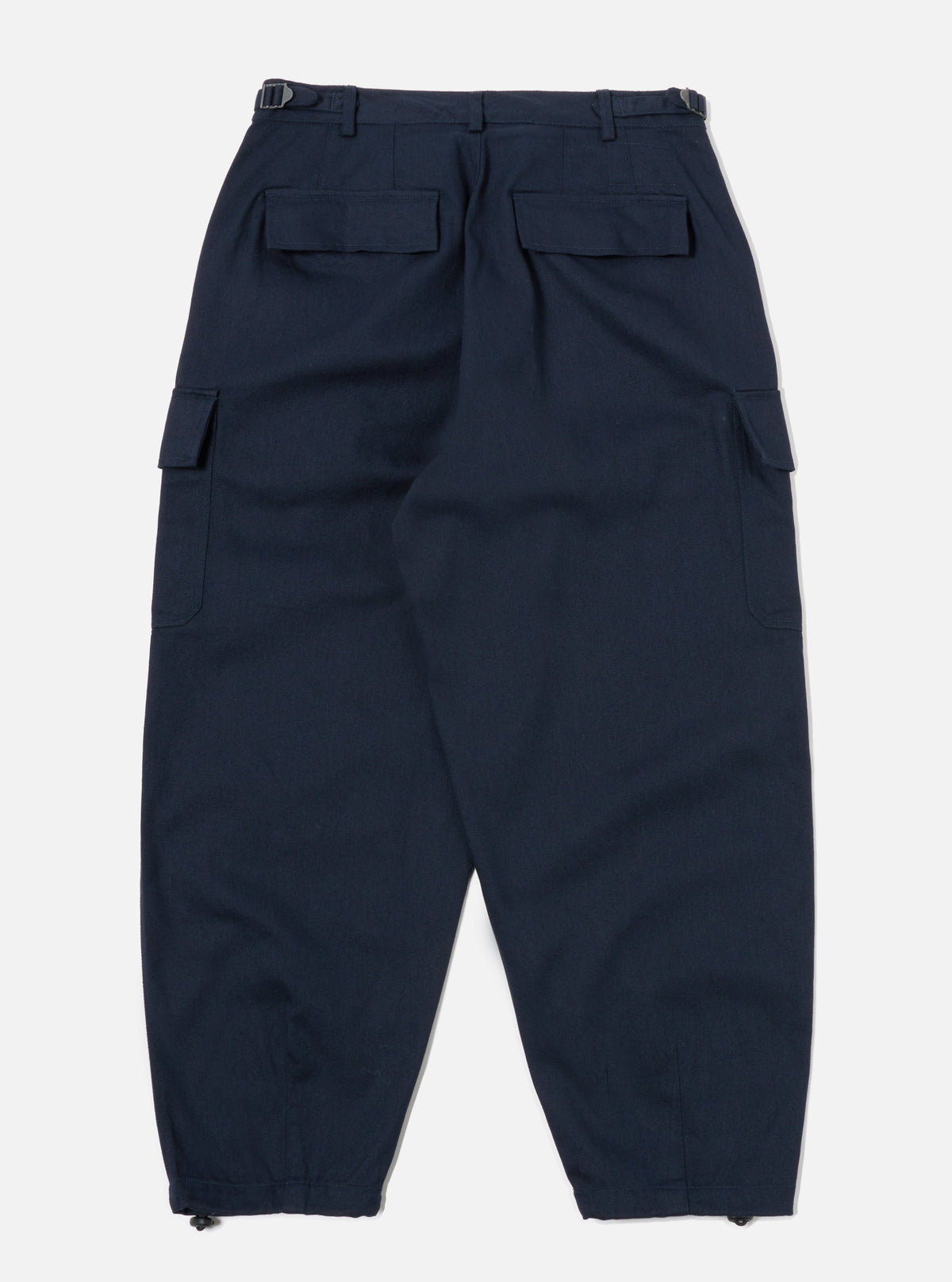 Universal Works Loose Cargo Pant in Navy Winter Twill