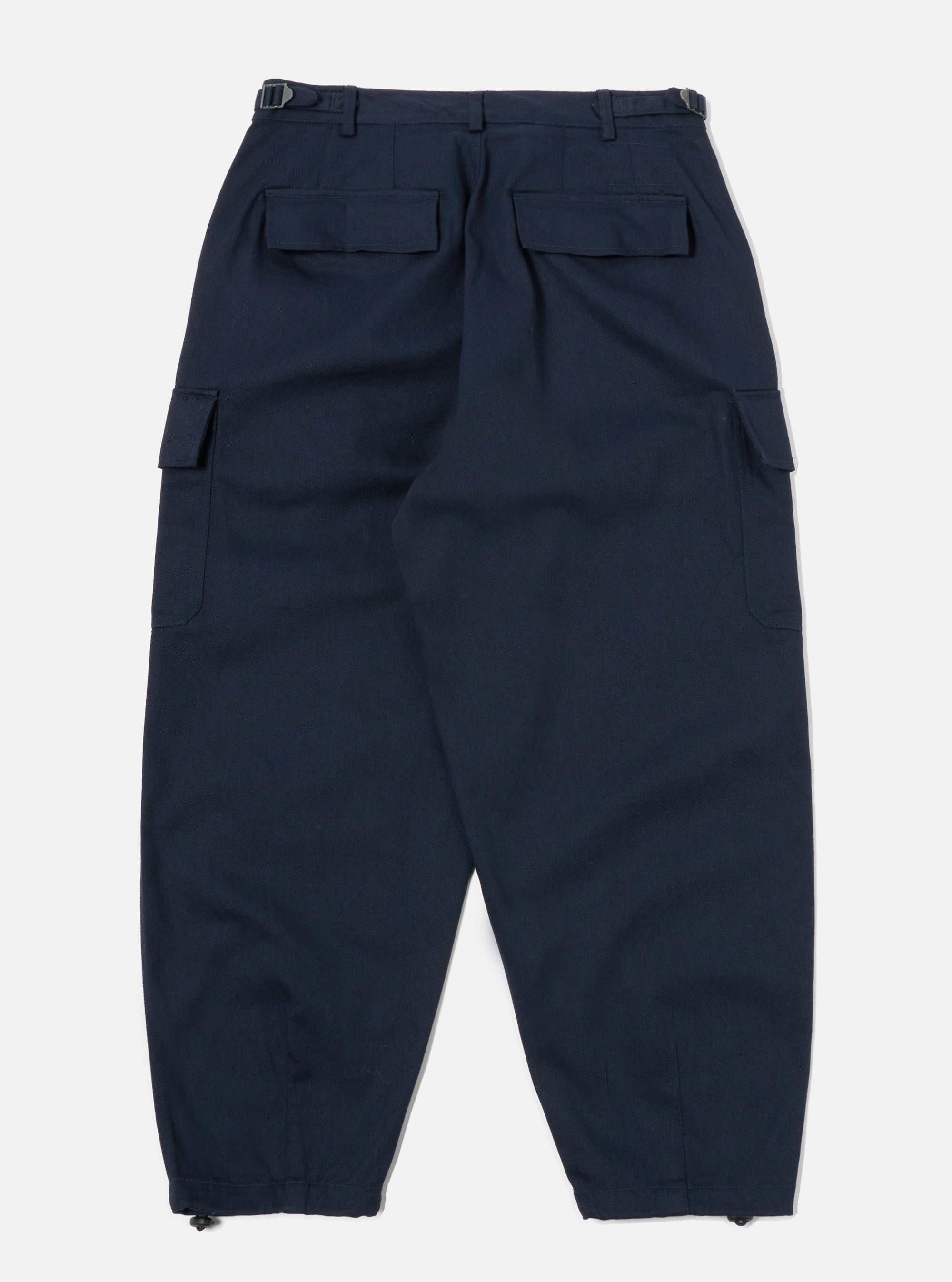 Universal Works Loose Cargo Pant in Navy Winter Twill