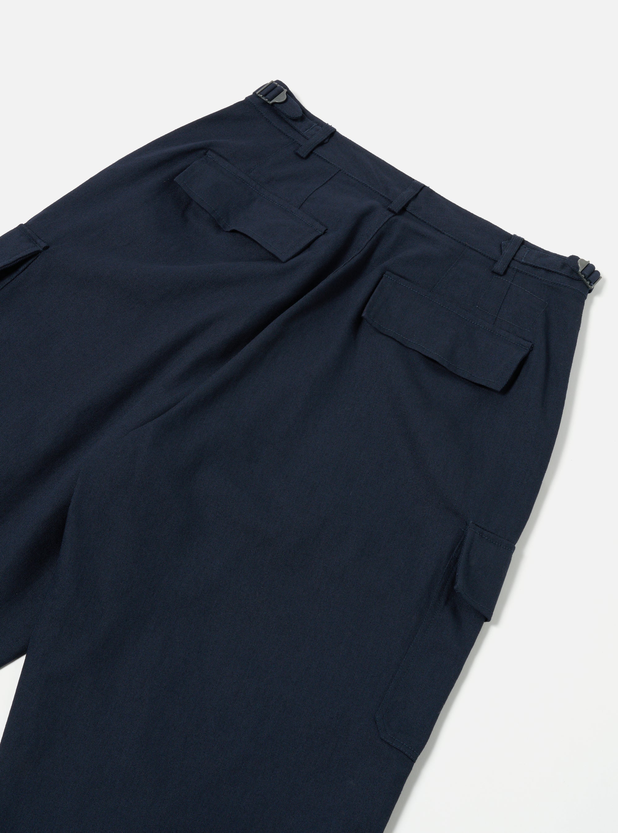 Universal Works Loose Cargo Pant in Navy Winter Twill