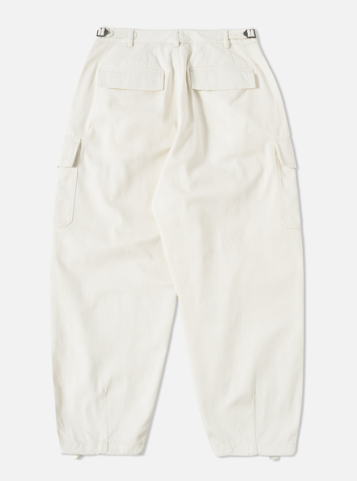 Universal Works Loose Cargo Pant in Winter White Winter Twill