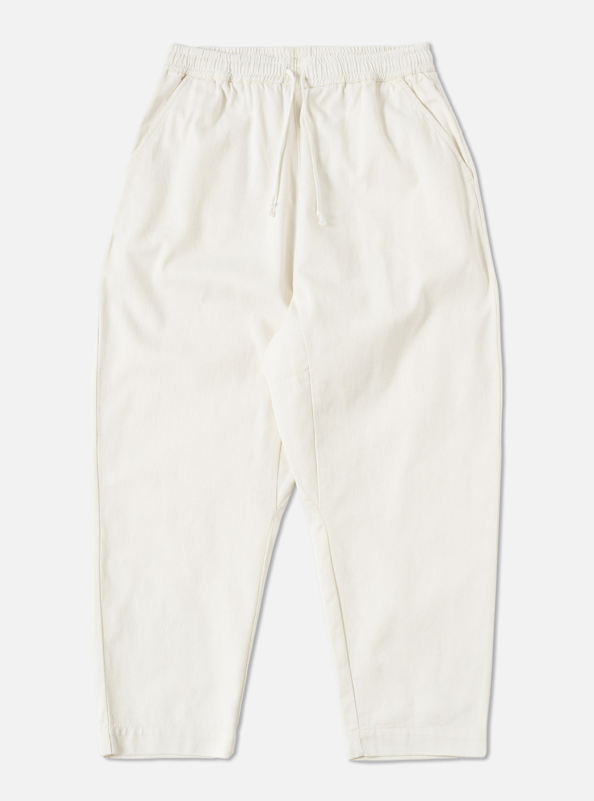 Universal Works Braga Pant in Winter White Winter Twill