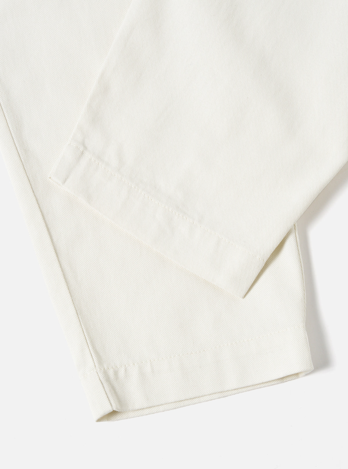 Universal Works Braga Pant in Winter White Winter Twill