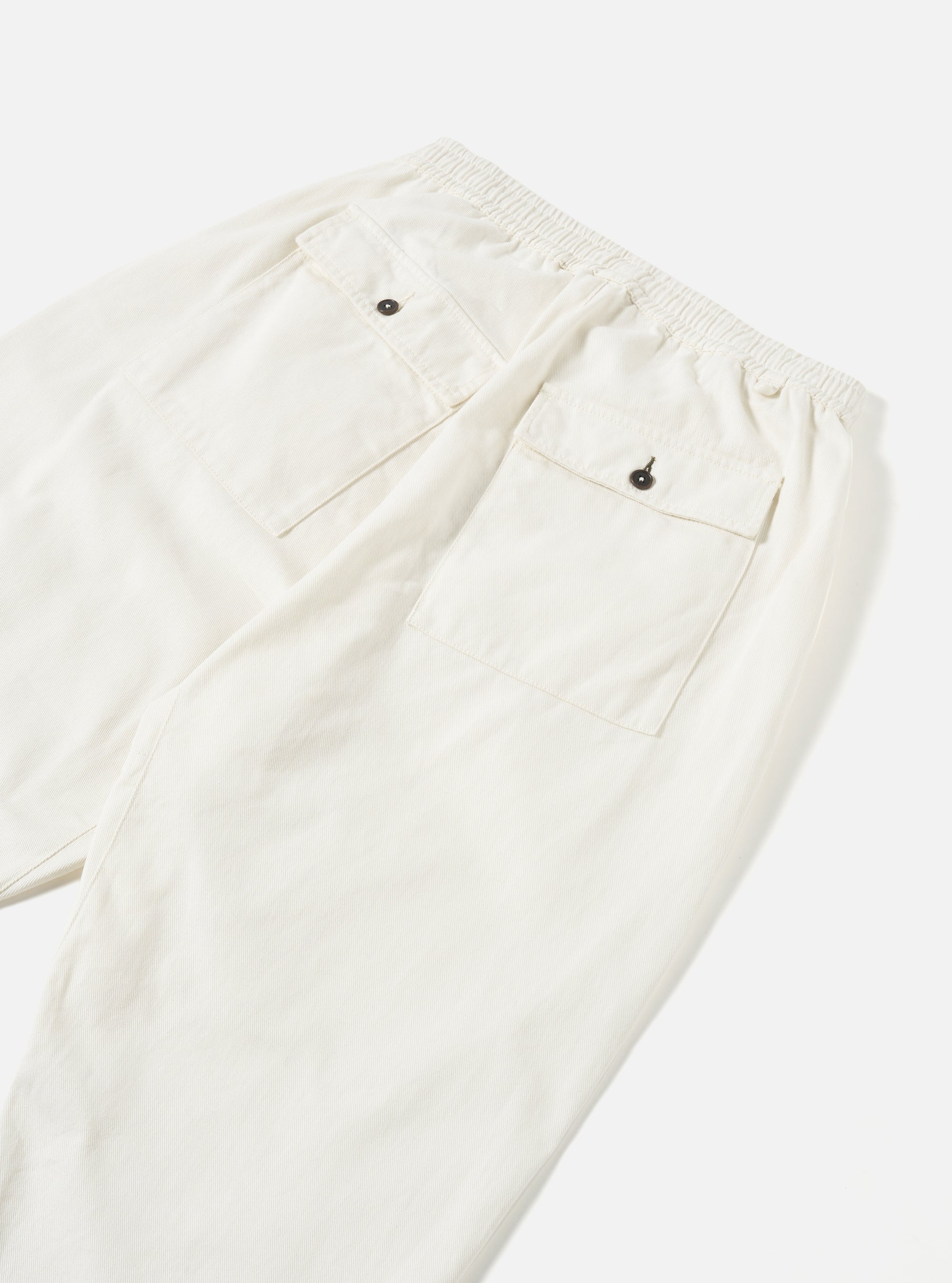 Universal Works Braga Pant in Winter White Winter Twill