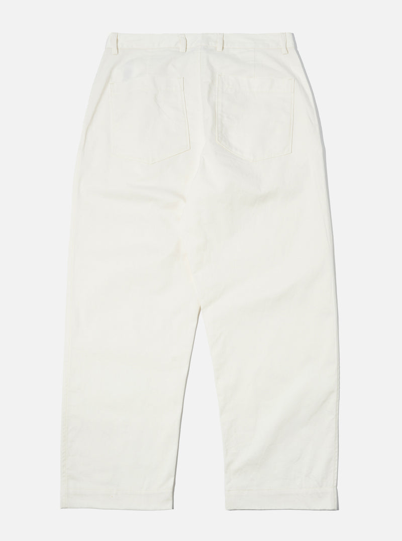 Universal Works Duke Pant in Ecru Twill