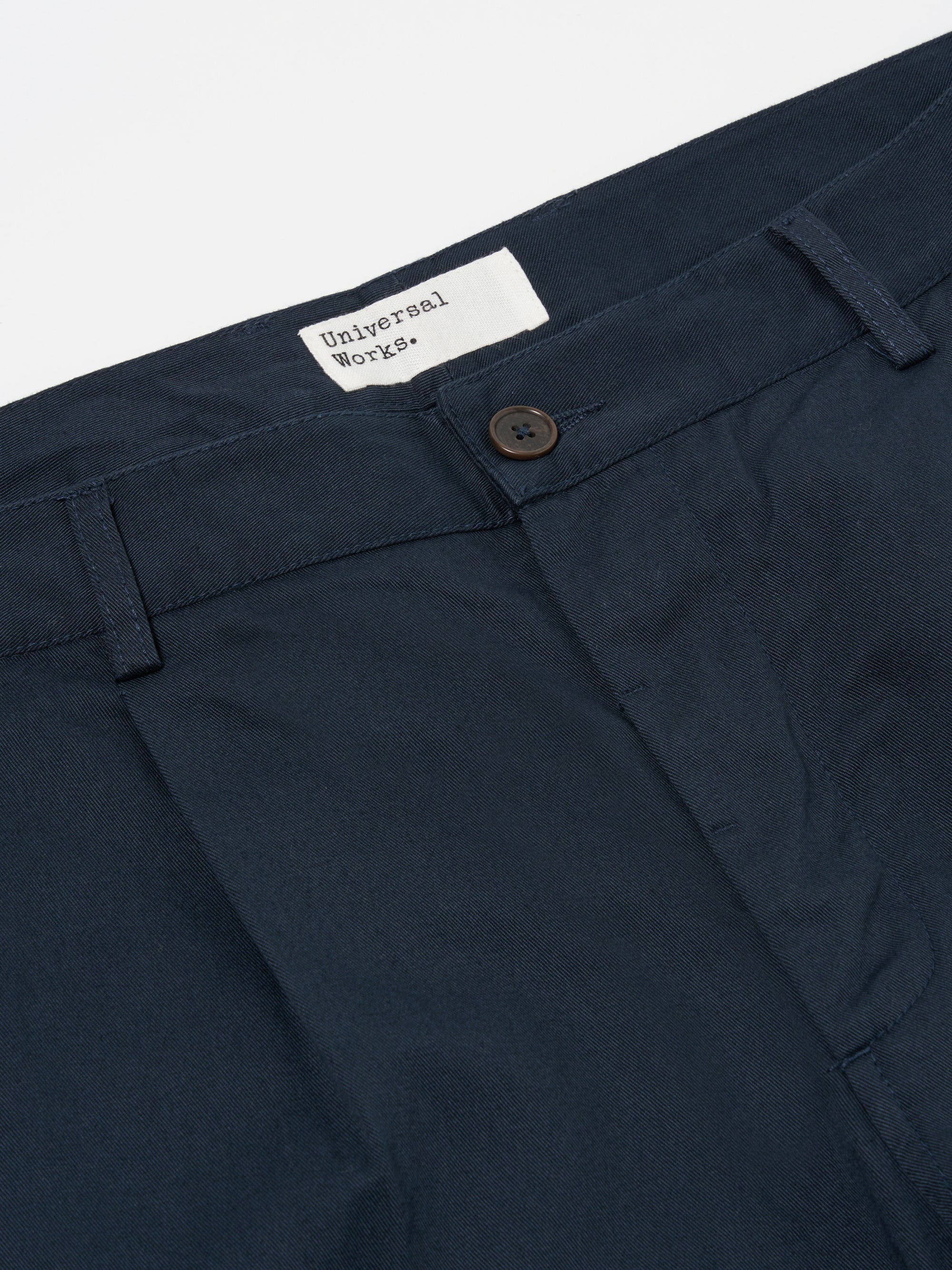 Universal Works Duke Pant in Navy Twill