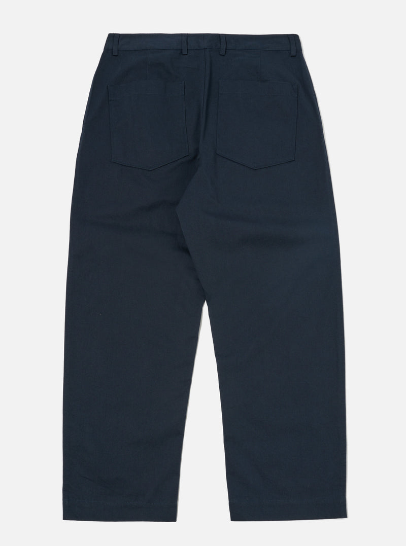 Universal Works Duke Pant in Navy Twill