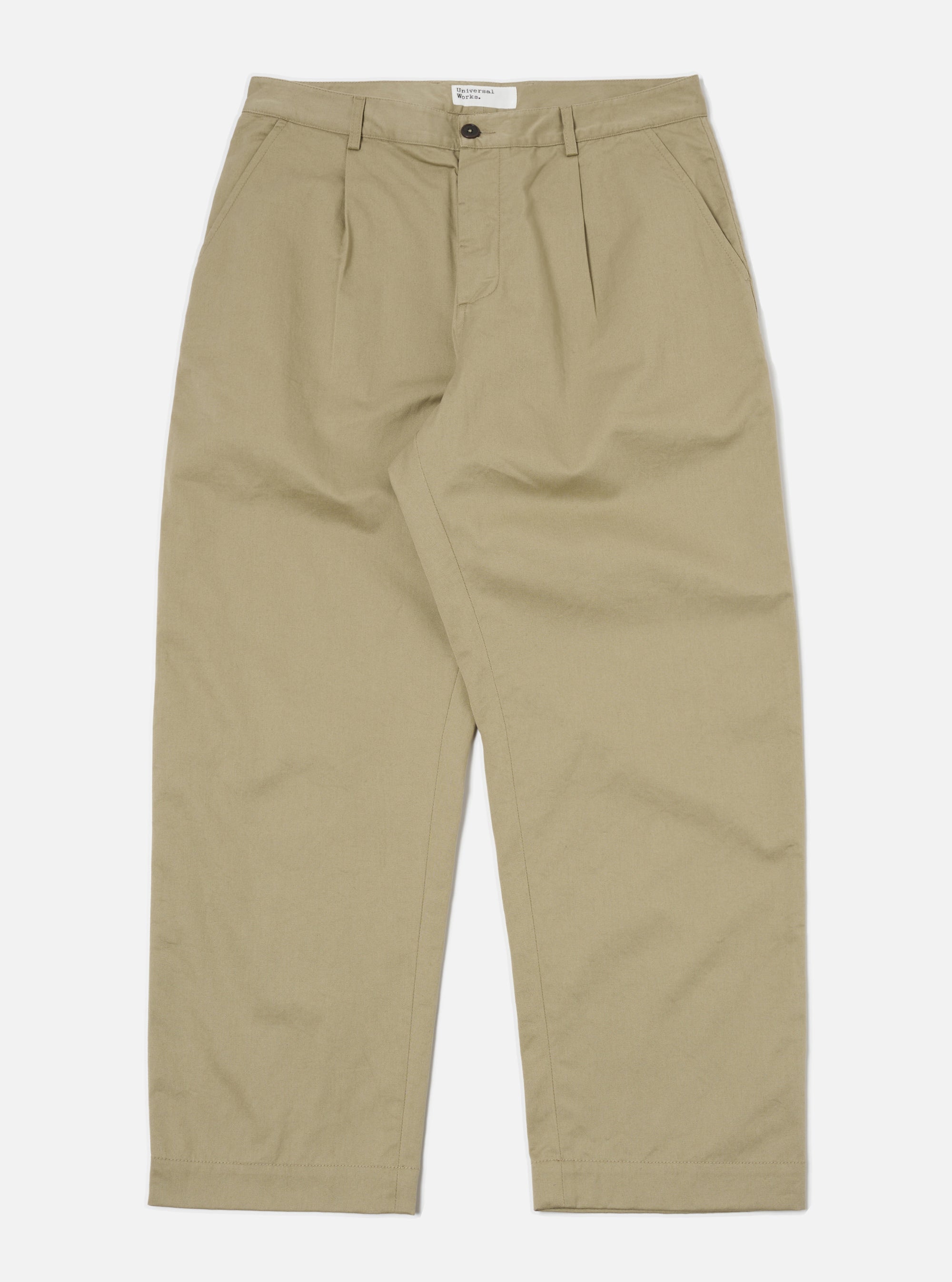 Universal Works Duke Pant in Stone Twill