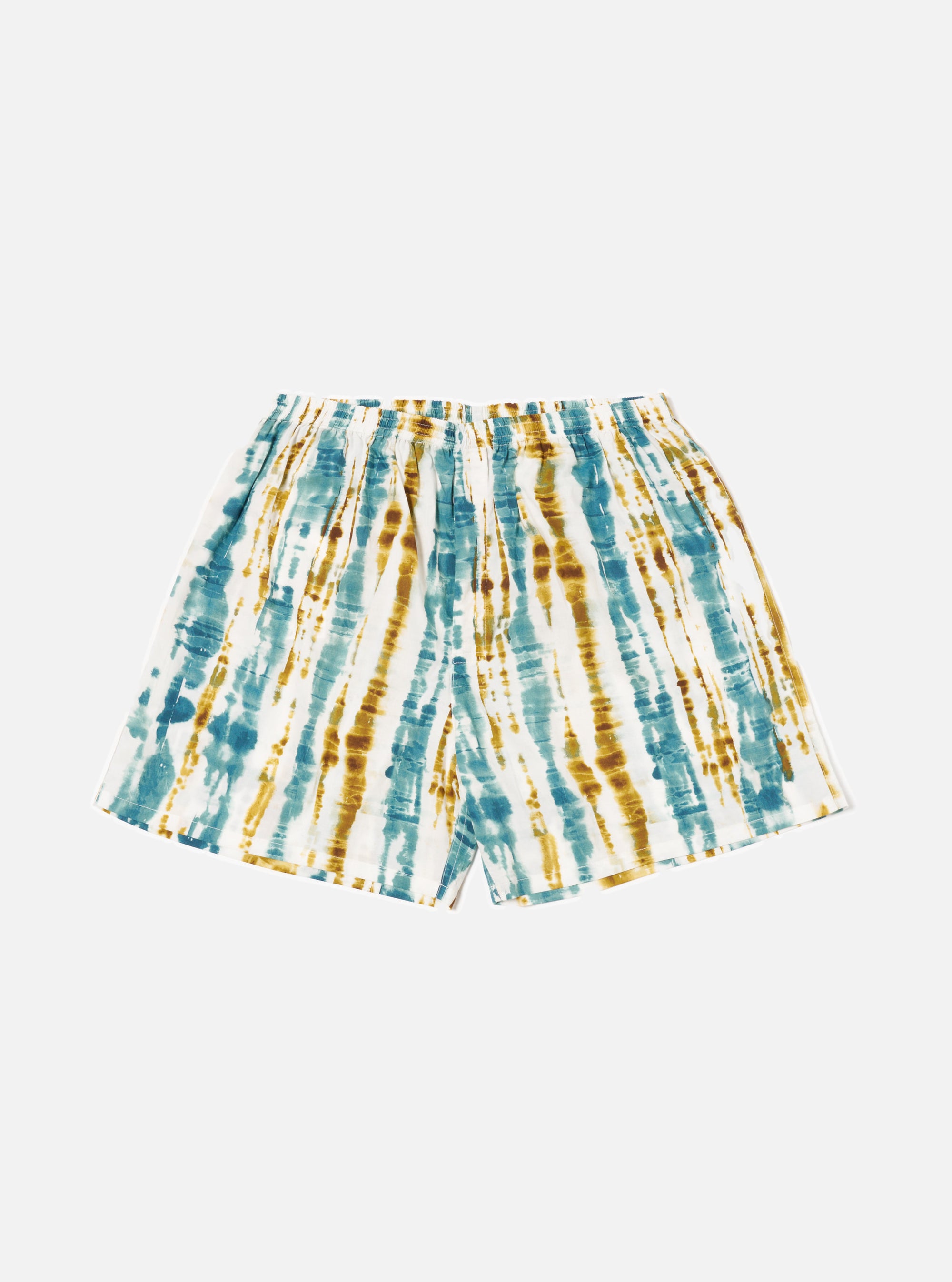 Universal Works Boxer Short in Ecru Paint Print