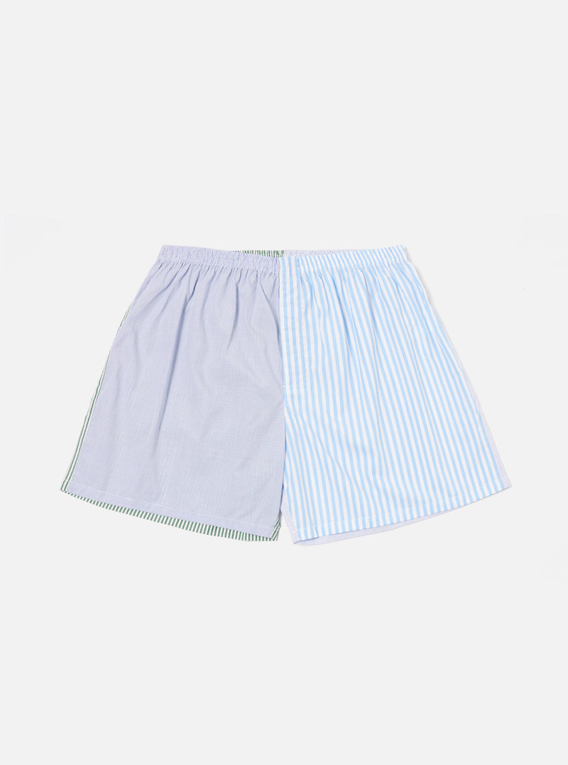 Universal Works Boxer Short in Blue Classic Mix