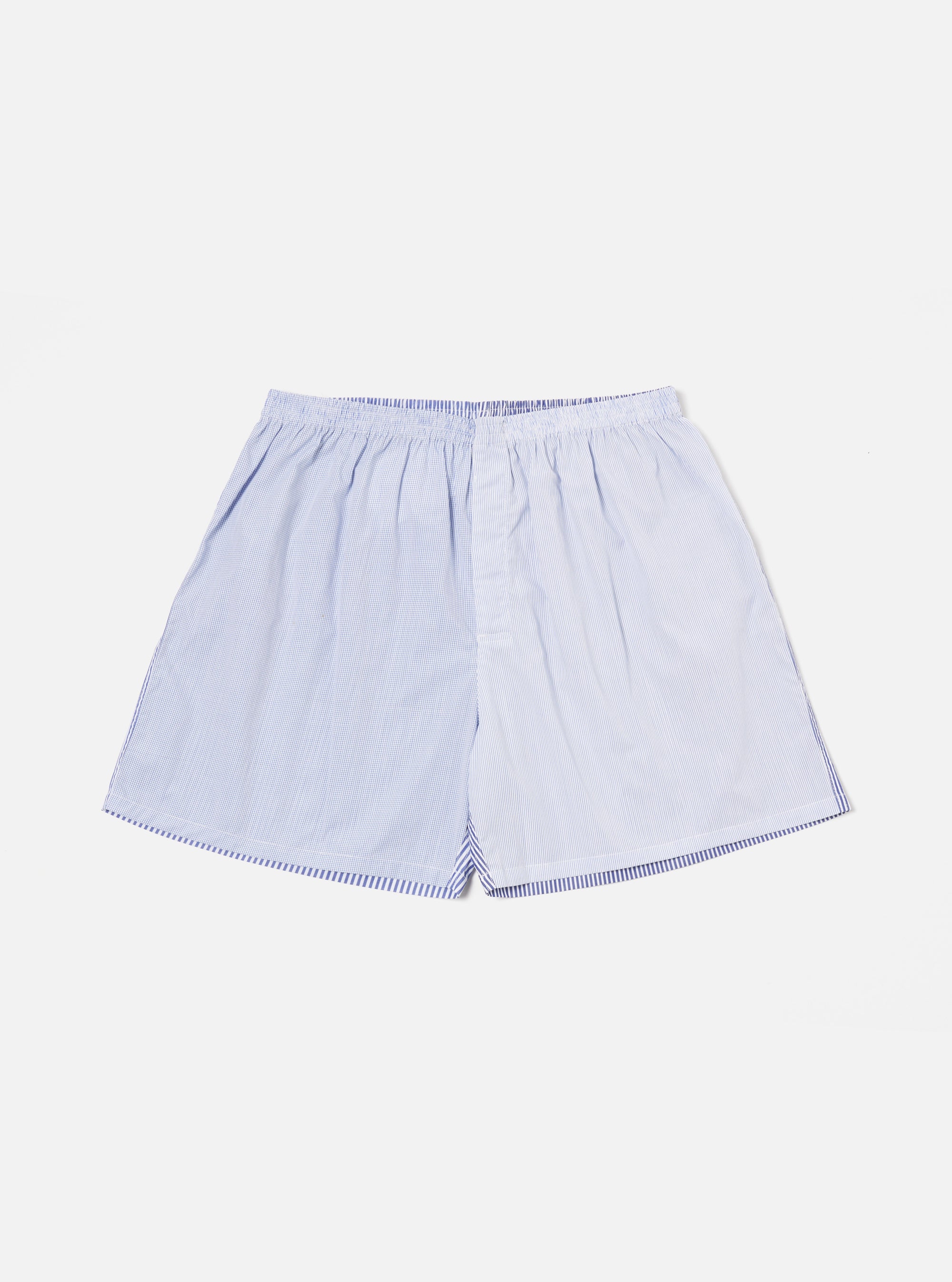 Universal Works 3 Pack Boxer Short in Blue Classic Mix