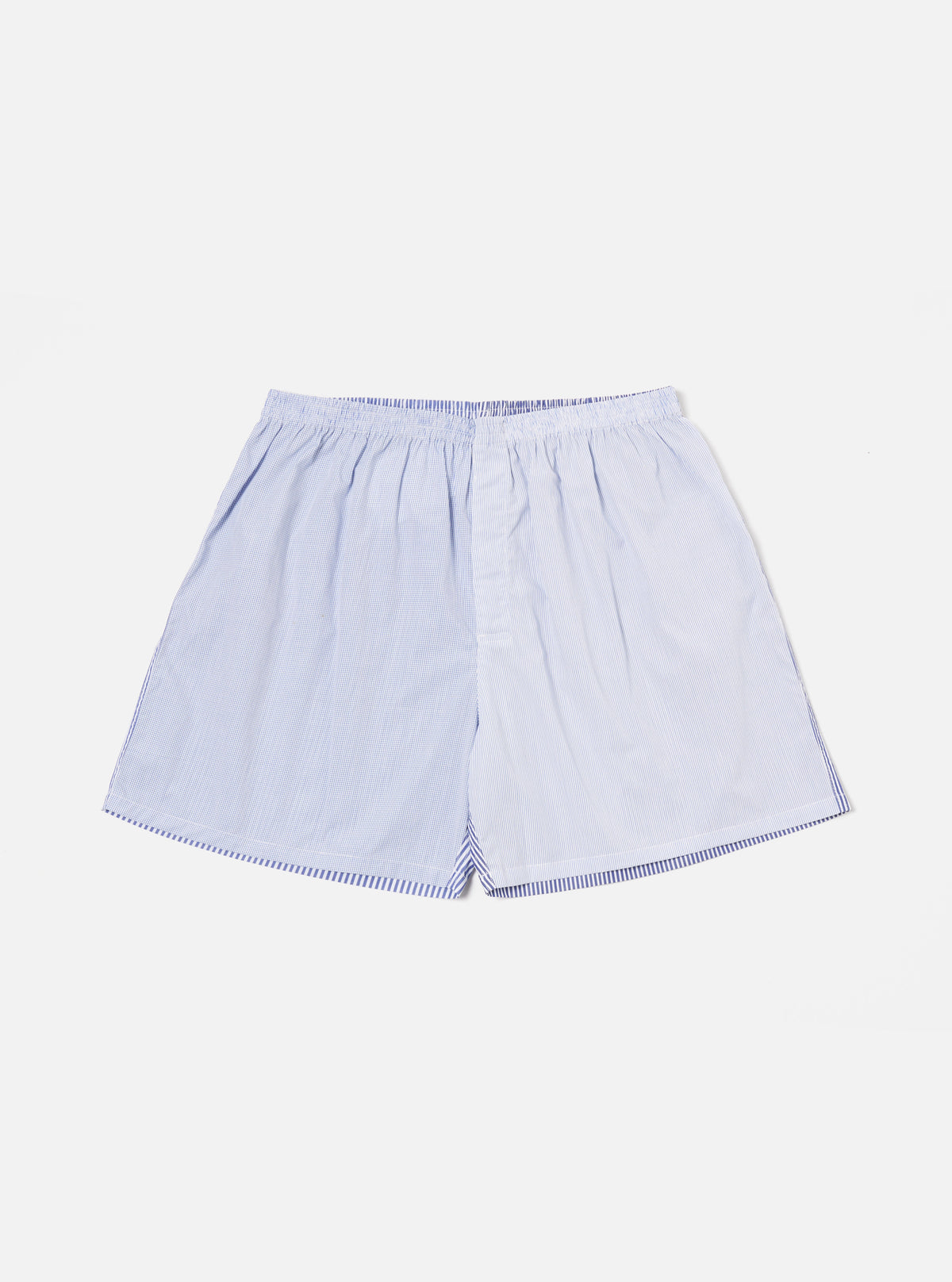 Universal Works Boxer Short in Blue Classic Mix