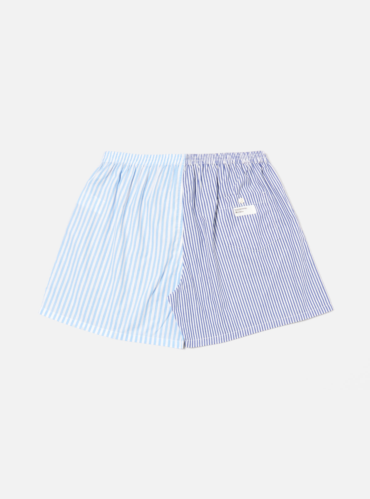 Universal Works Boxer Short in Blue Classic Mix