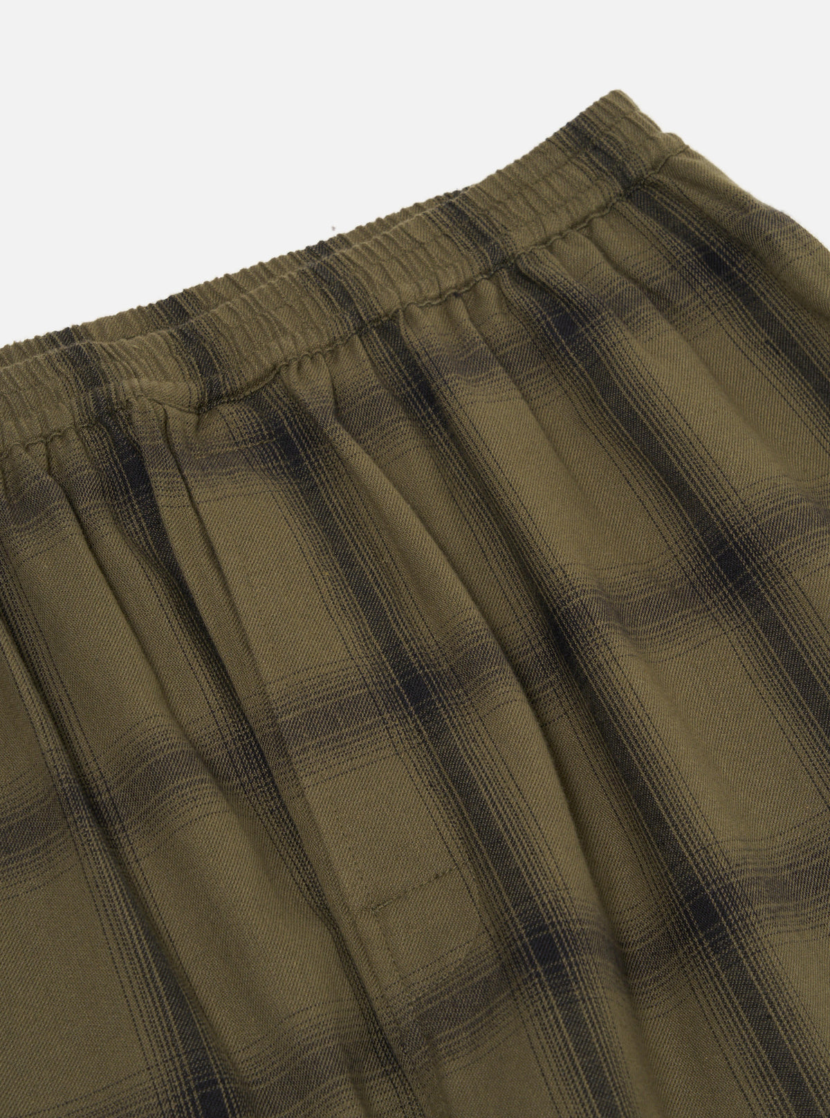 Universal Works Pyjama Pant in Olive Shadow Check