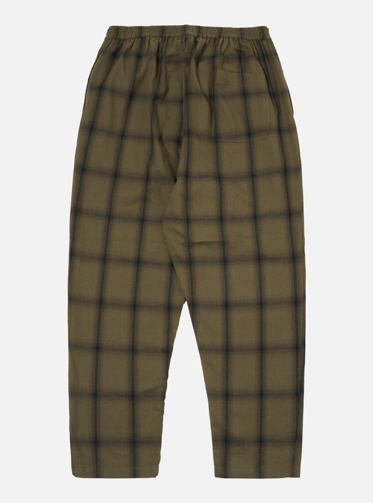 Universal Works Pyjama Pant in Olive Shadow Check