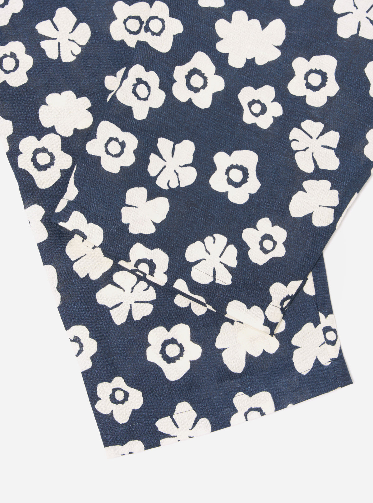 Universal Works Long Pyjama Set in Navy Flower Print