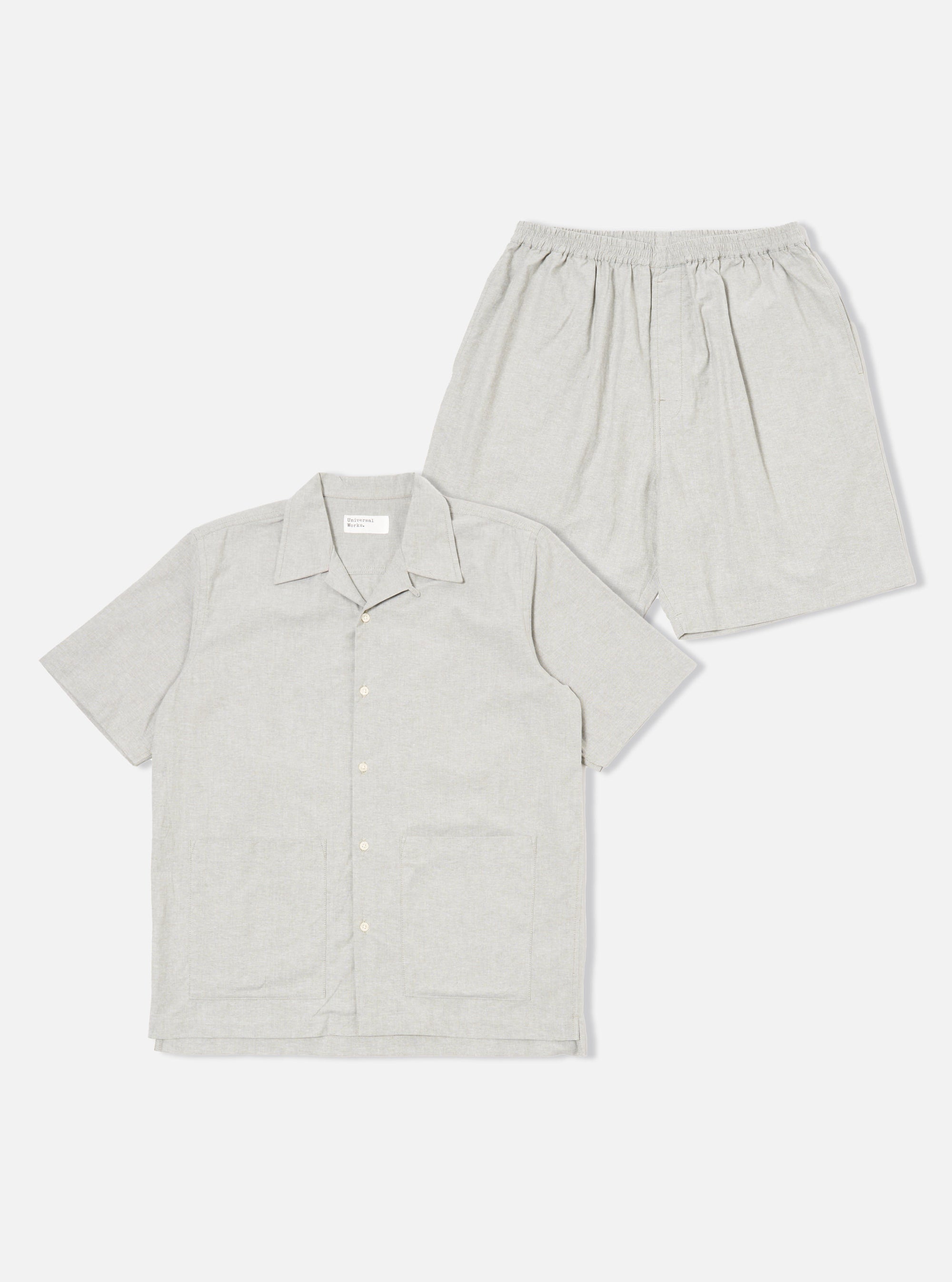 Universal Works Short Pyjama Set in Olive Recycled Cotton