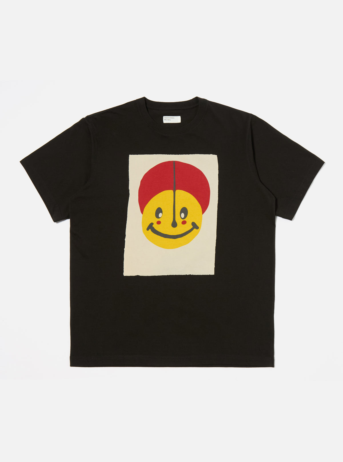 Kojo Marfo x Universal Works Print Tee in Black Cotton