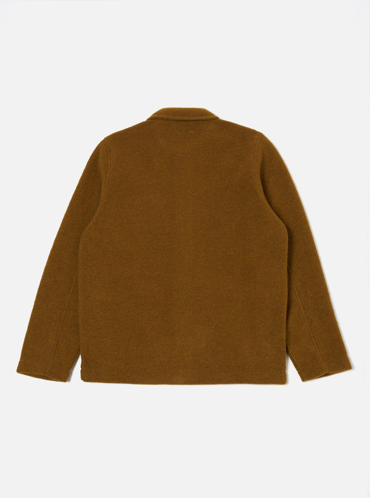 Universal Works Field Jacket in Mustard Wool Fleece