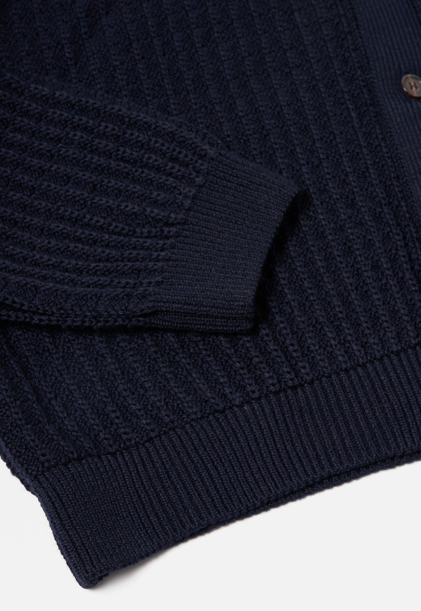 Universal Works Knit Jacket in Navy Merino Knit