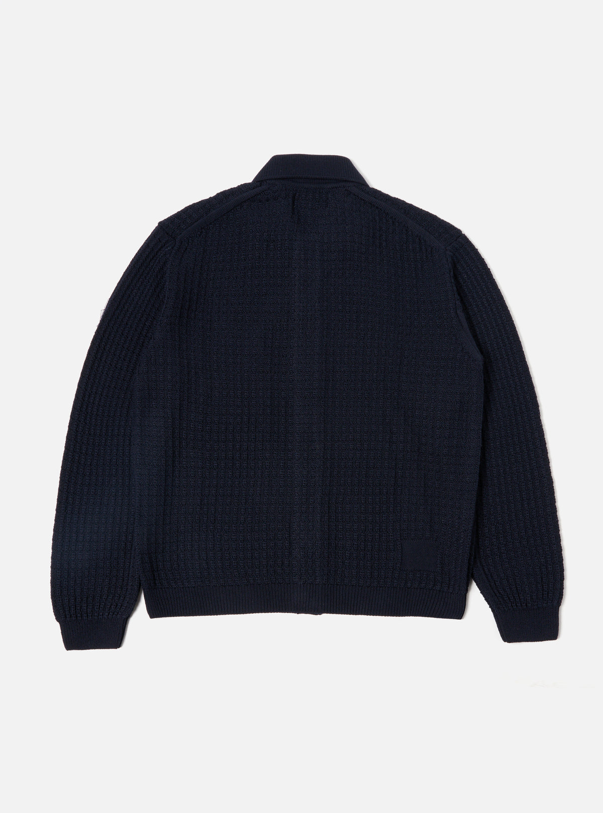 Universal Works Knit Jacket in Navy Merino Knit