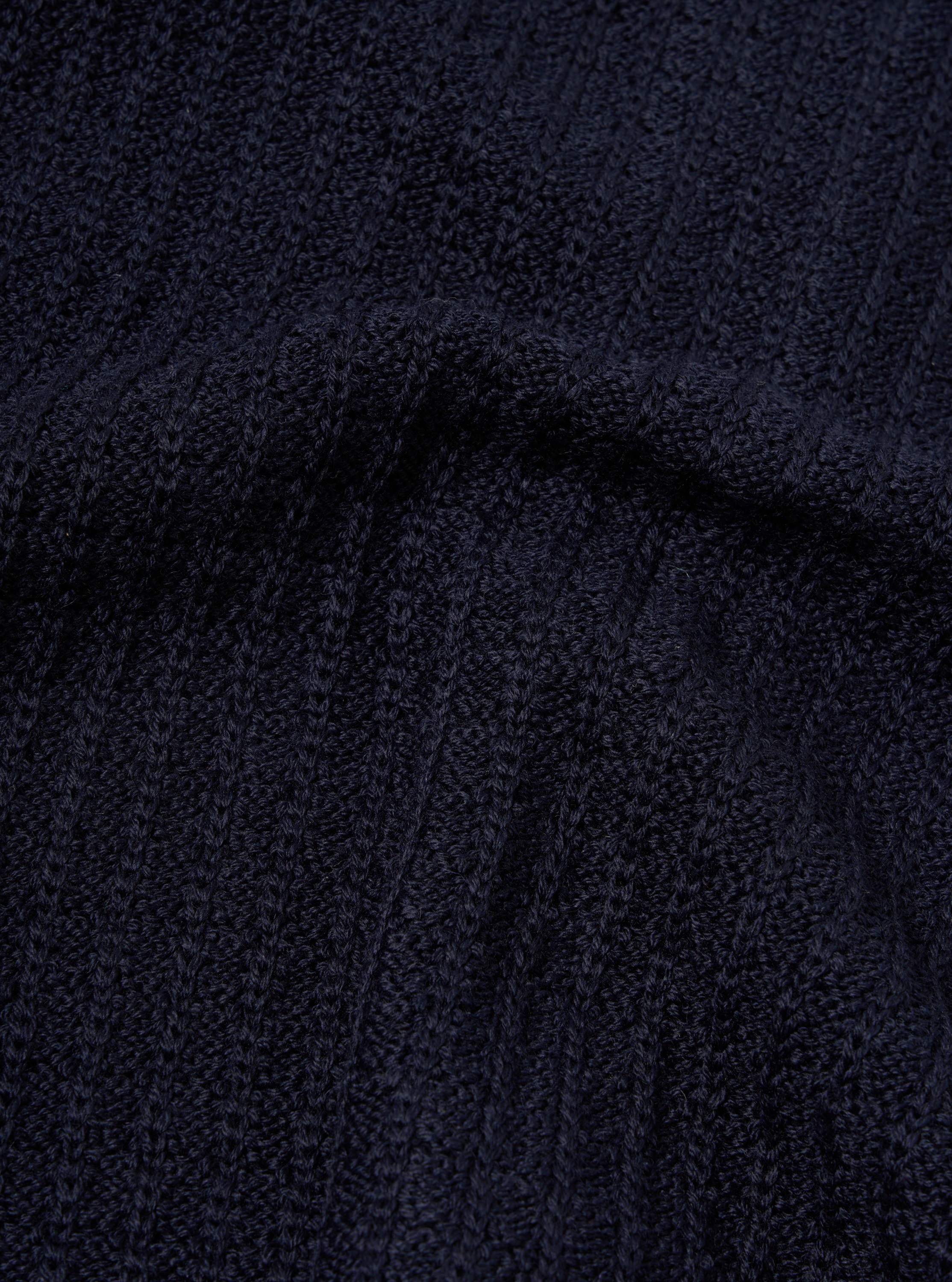 Universal Works Knit Jacket in Navy Merino Knit