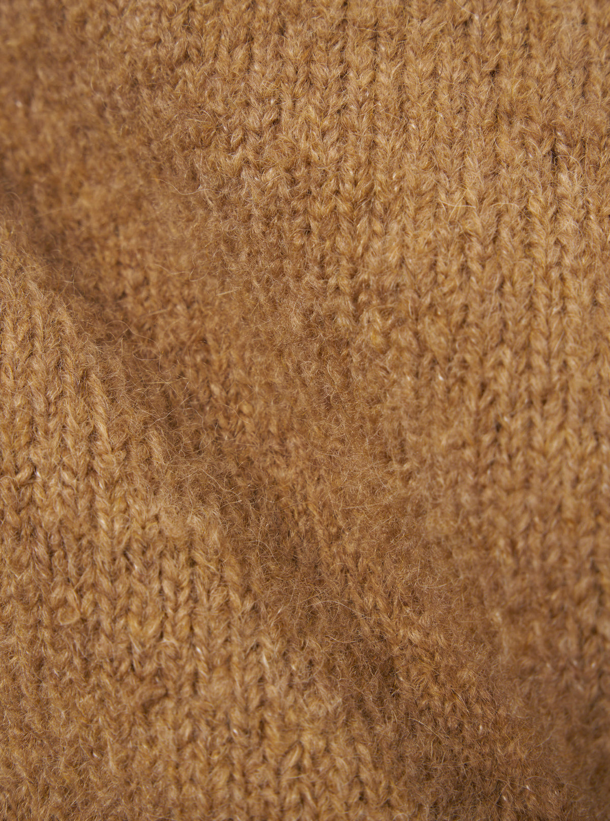 Universal Works David Cardigan in Sand Alpaca Knit