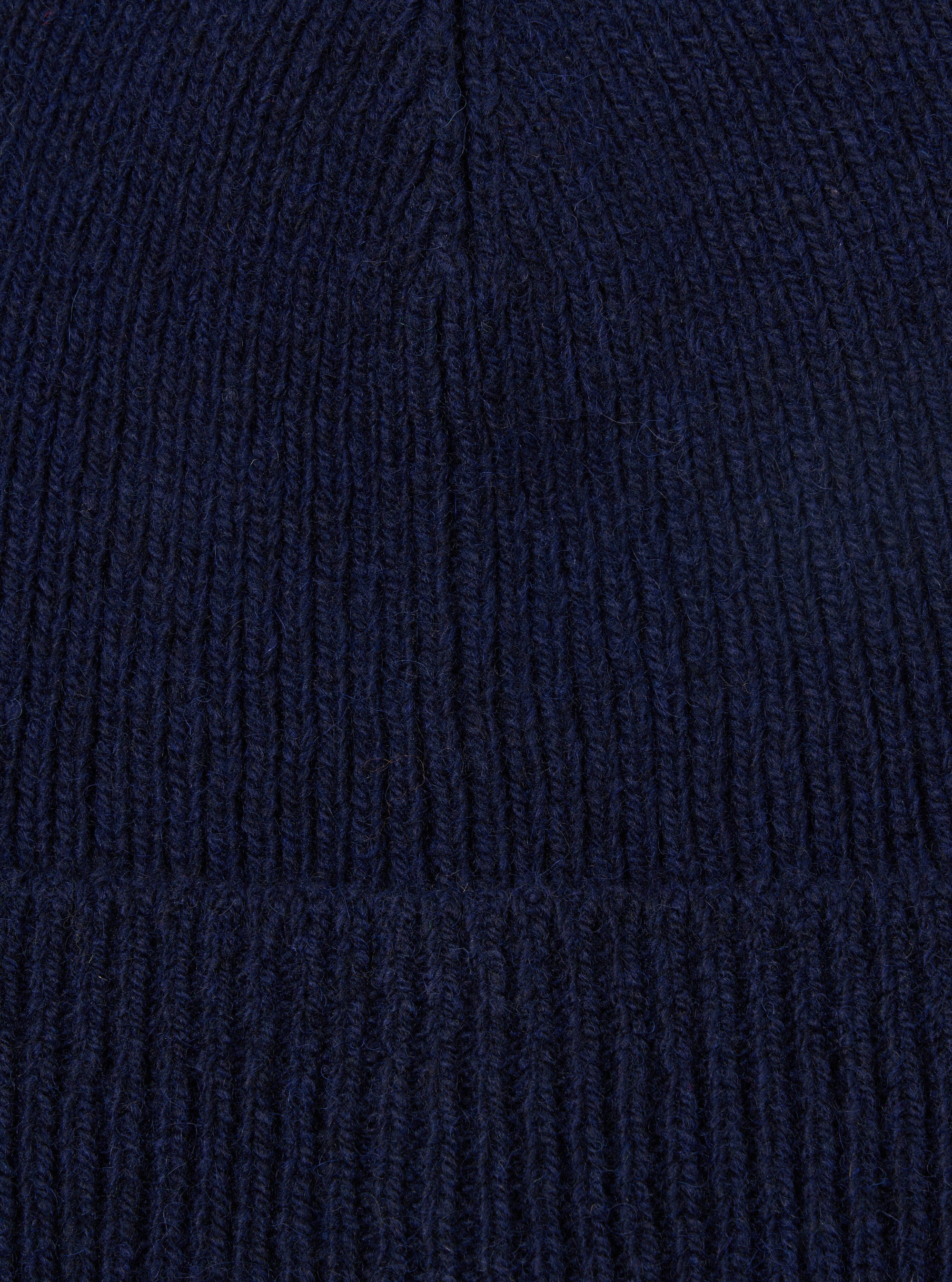 Universal Works Watch Cap in Navy Eco Wool