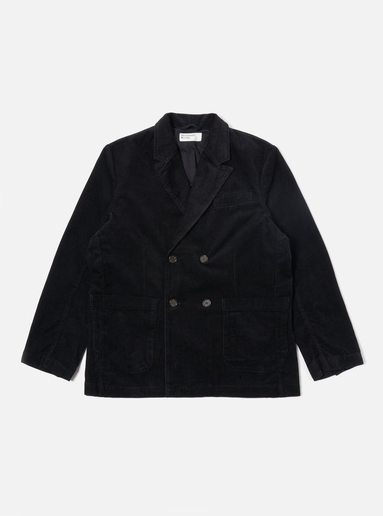 Universal Works Manor Jacket in Black Cord