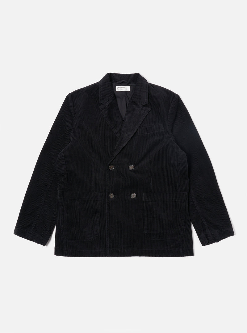 Universal Works Manor Jacket in Black Cord