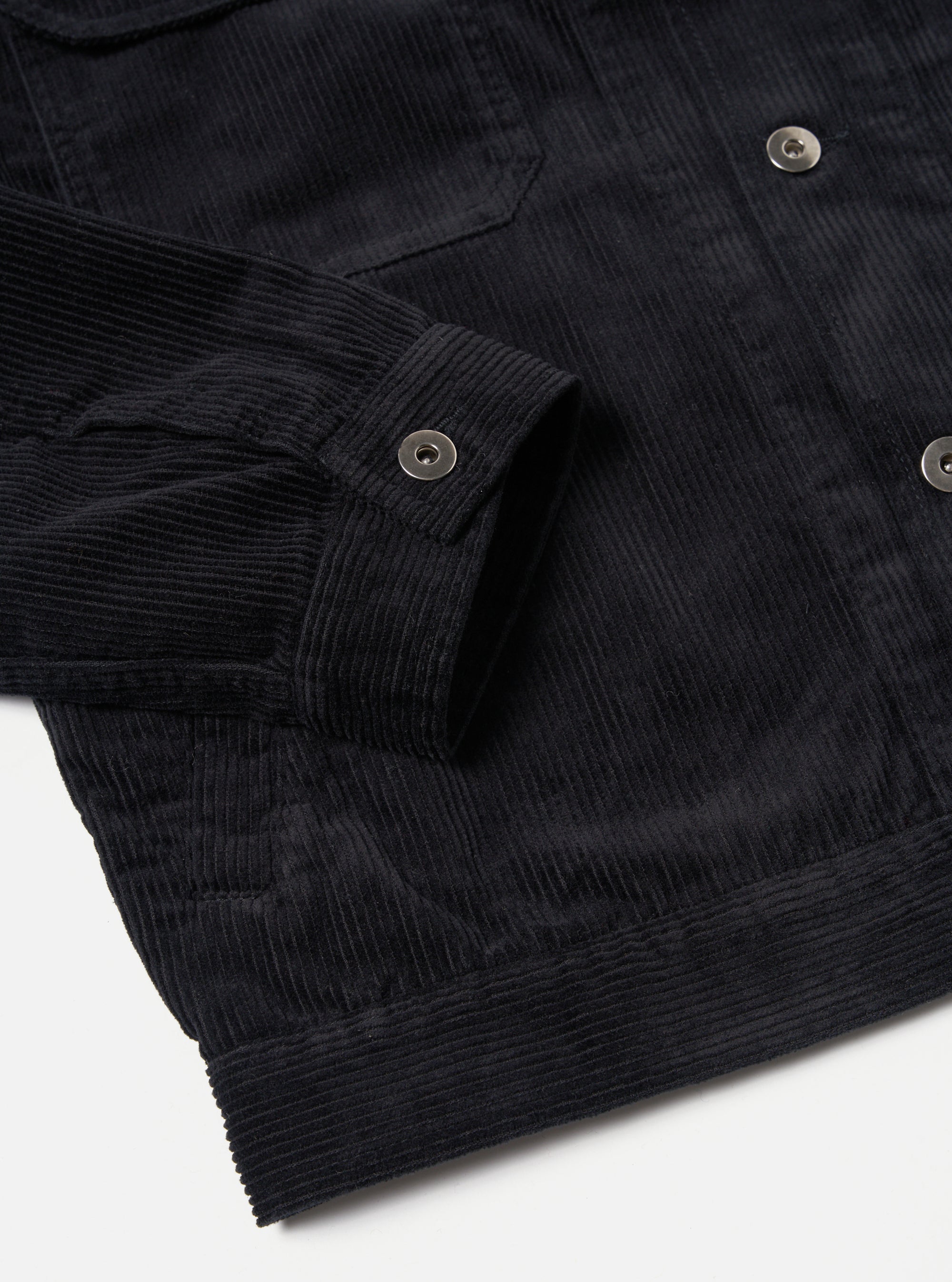 Universal Works Trucker Jacket in Black Cord