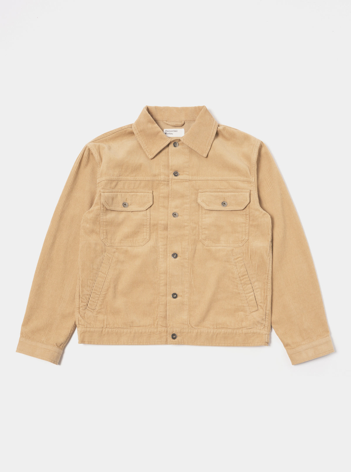 Universal Works Trucker Jacket in Fawn Cord