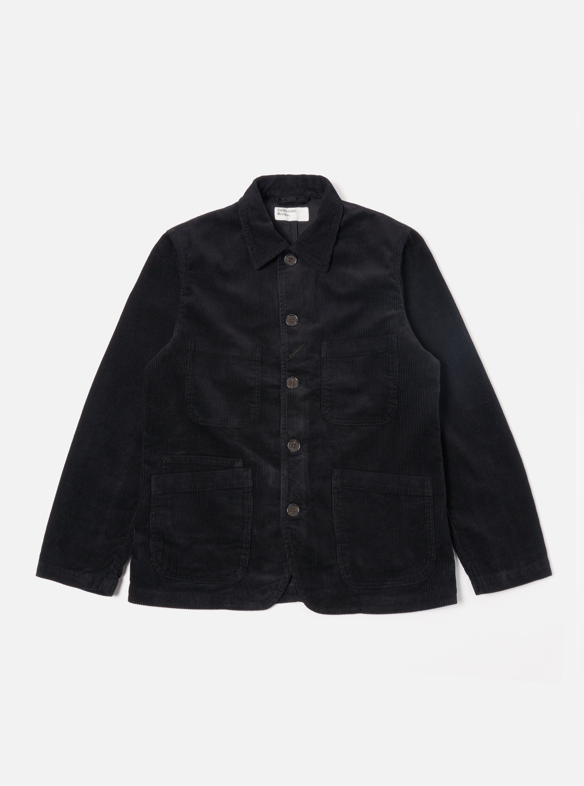 Universal Works Bakers Jacket in Black Cord