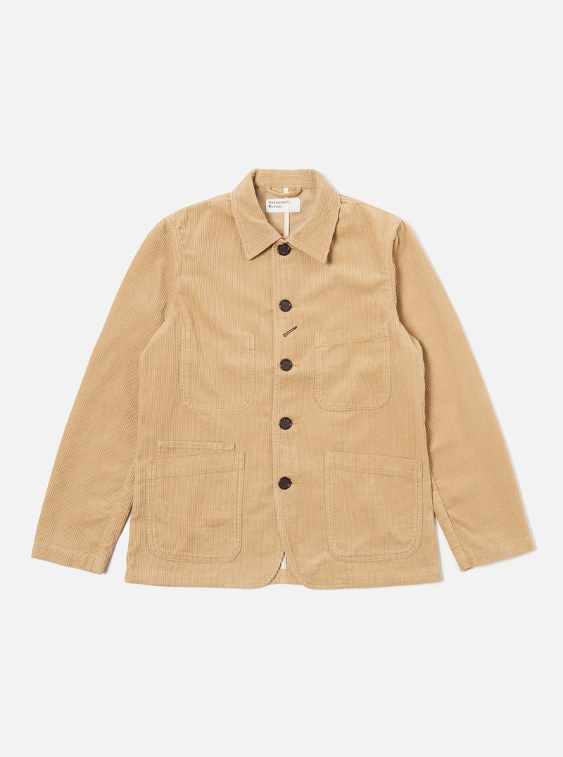 Universal Works Bakers Jacket in Fawn Cord