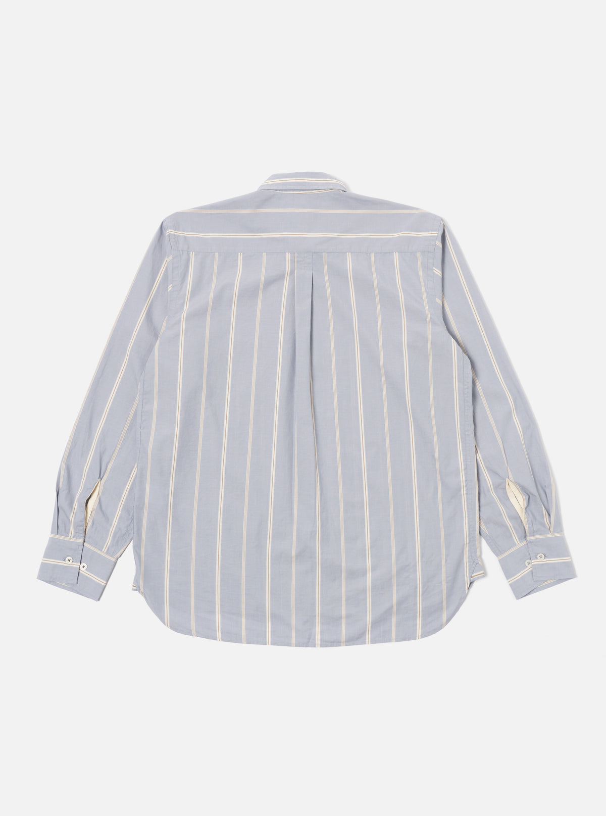 Universal Works Lazy Day Shirt in Blue Sydney Stripe